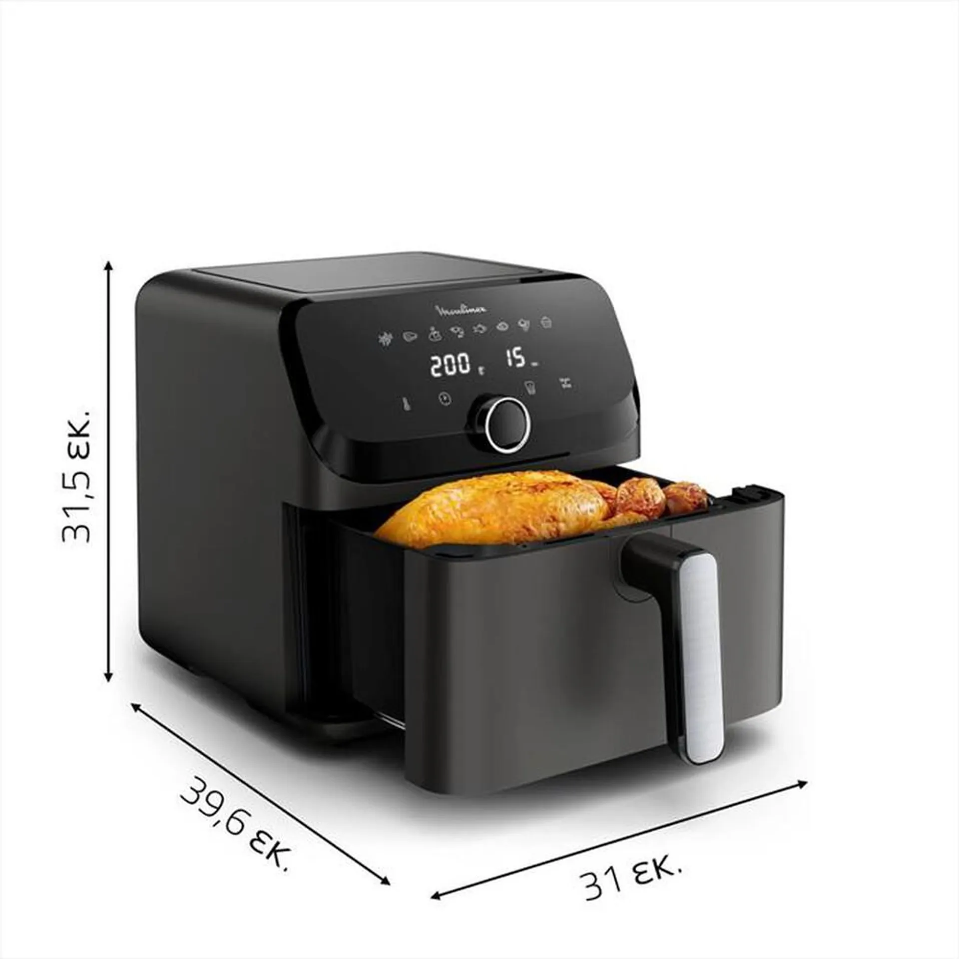 MOULINEX - Friggitrice ad aria EZ855HF0-Nero