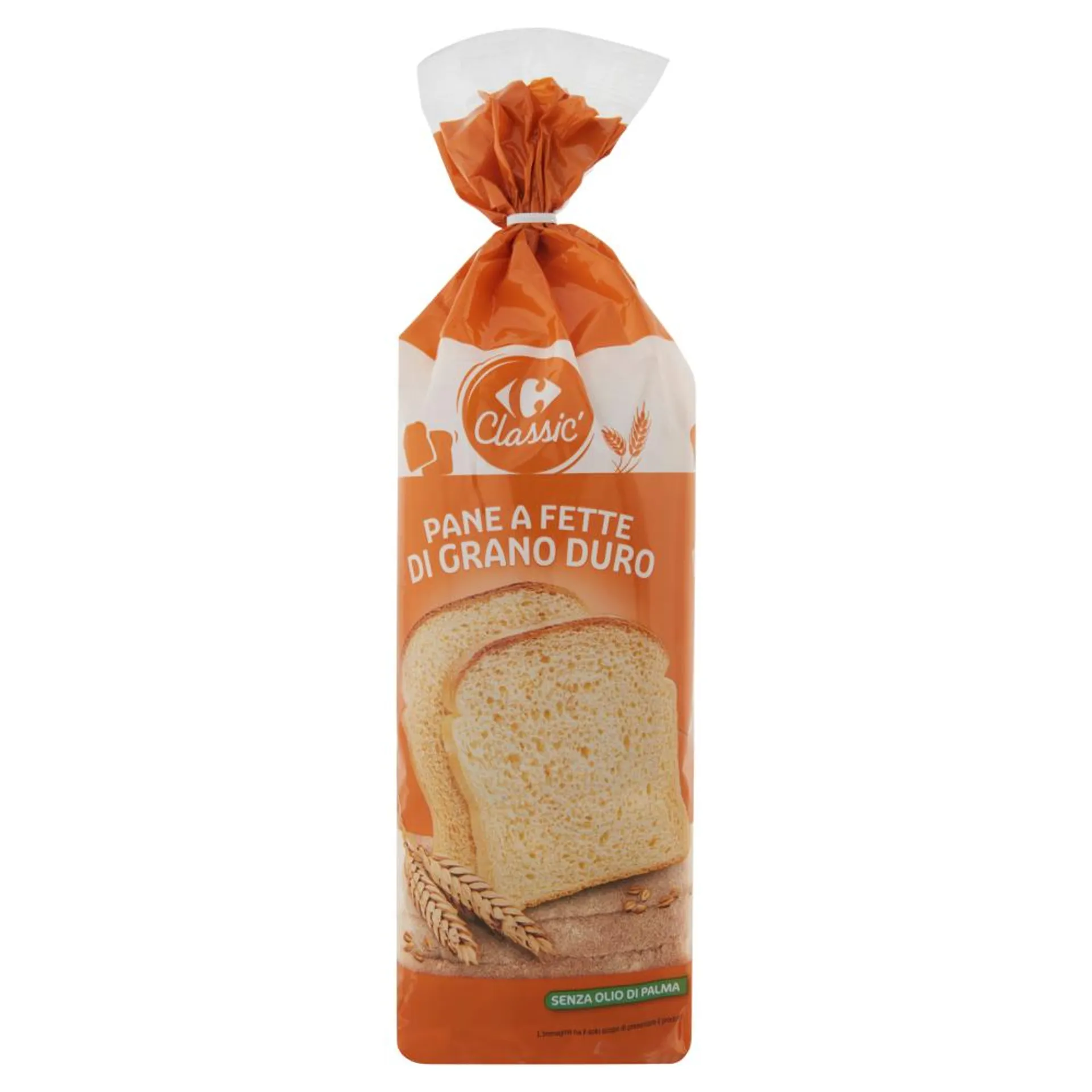 Carrefour Classic Pane a Fette di Grano Duro 400 g