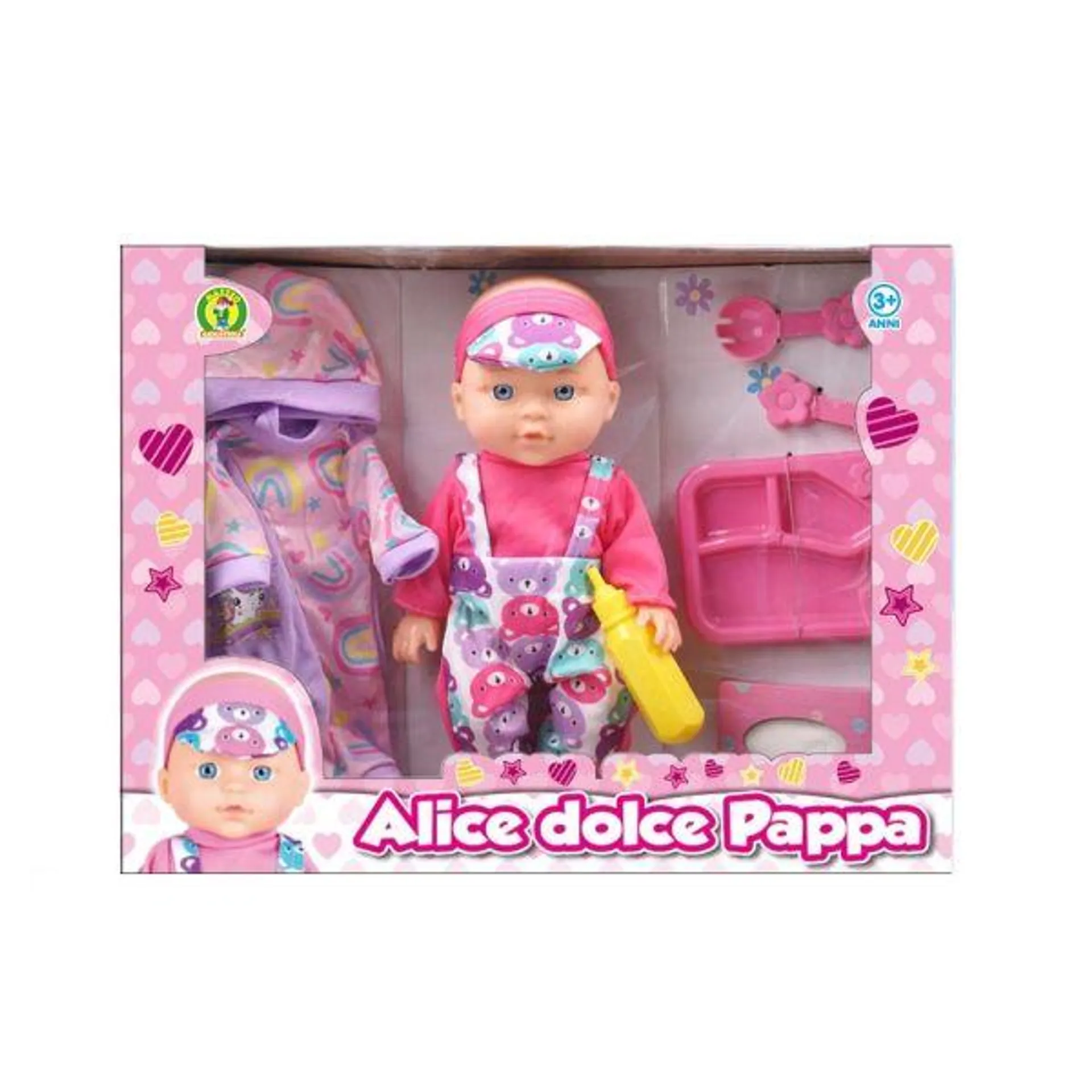 Bambola Alice dolce pappa - Mazzeo Giocattoli