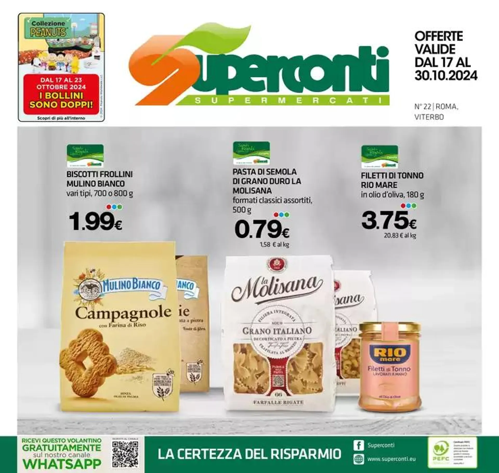 La certezza del risparmio da 17 ottobre a 30 ottobre di 2024 - Pagina del volantino 1