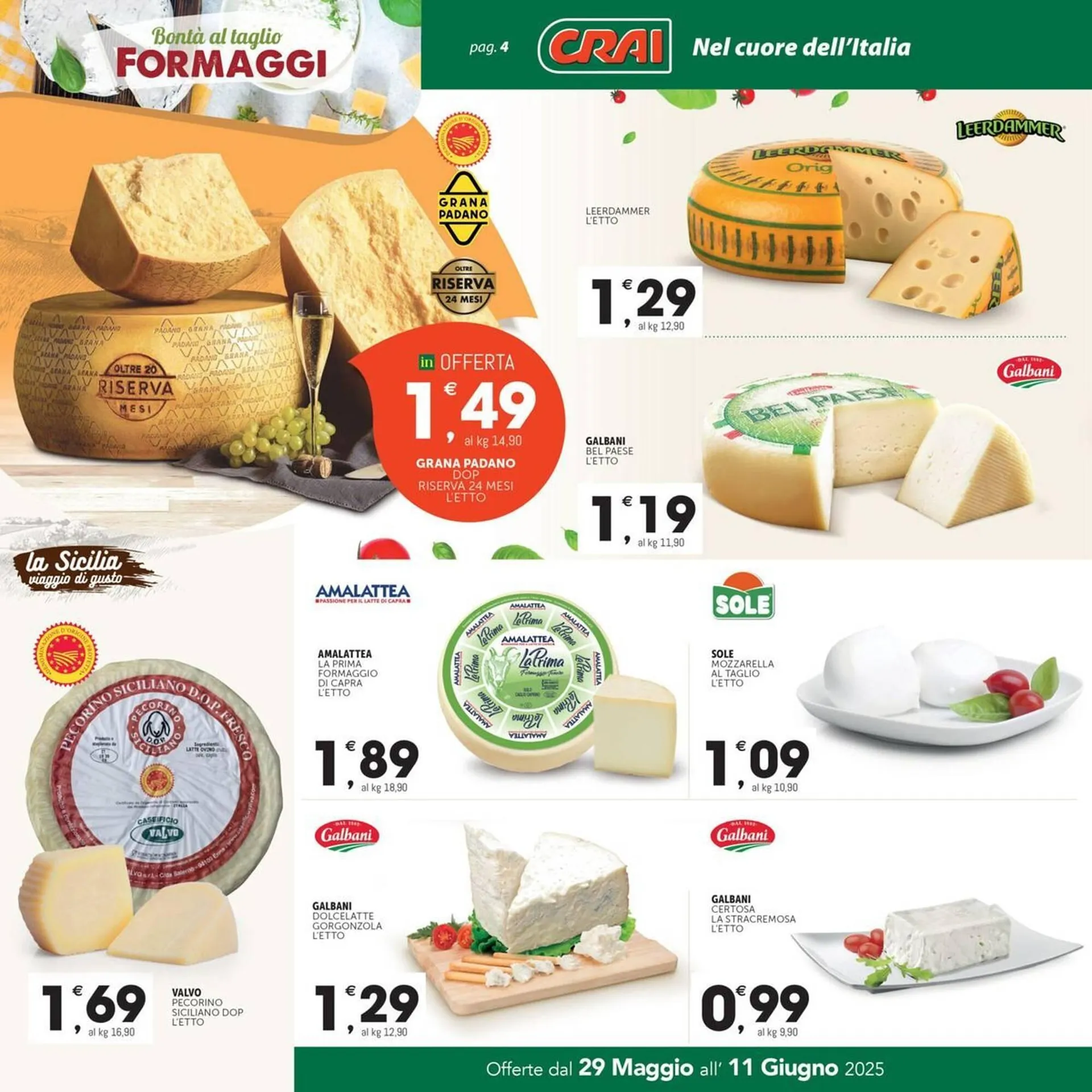 Volantino Crai da 29 maggio a 11 giugno di 2025 - Pagina del volantino 4