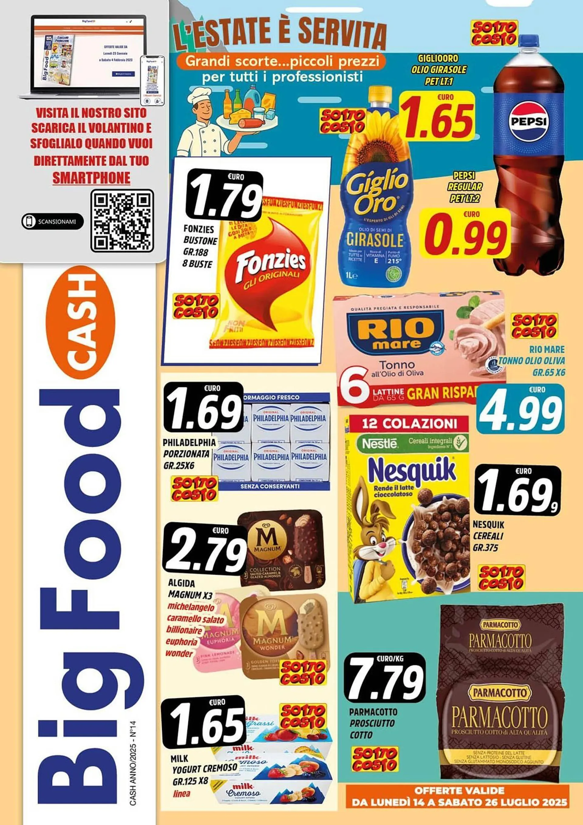 Volantino Big Food da 14 luglio a 26 luglio di 2025 - Pagina del volantino 1