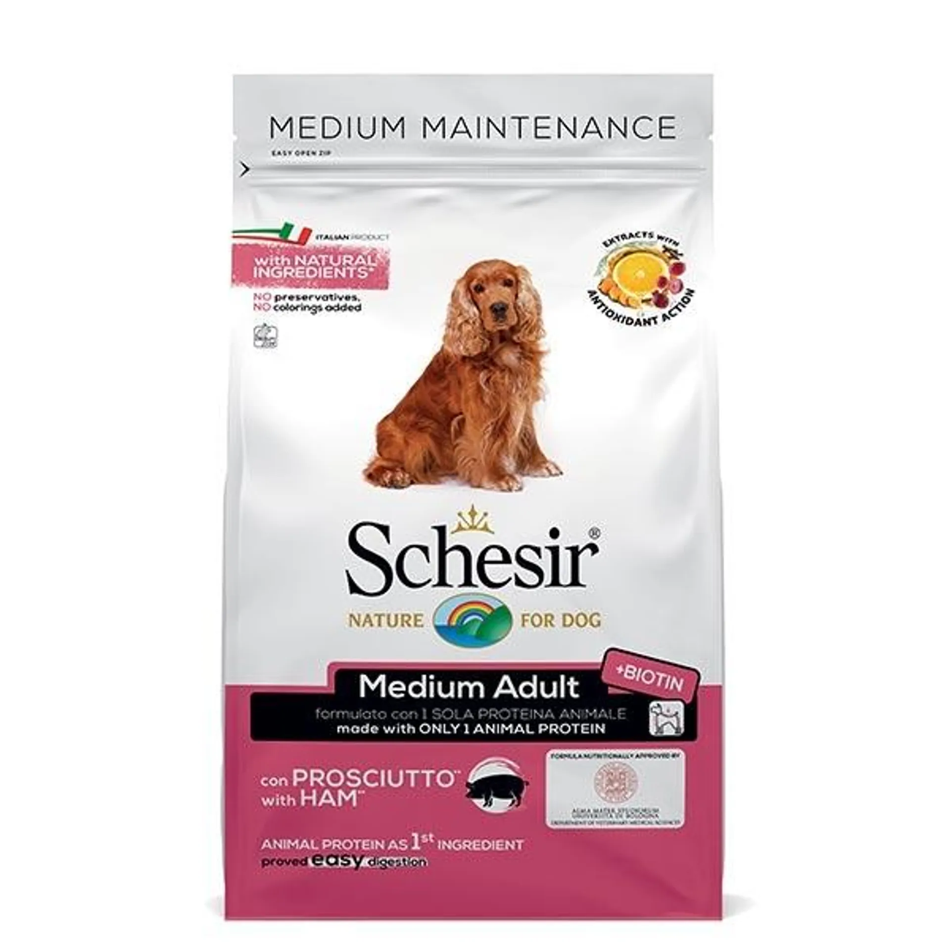 Schesir - Dry Line Medium Mantenimento con Prosciutto