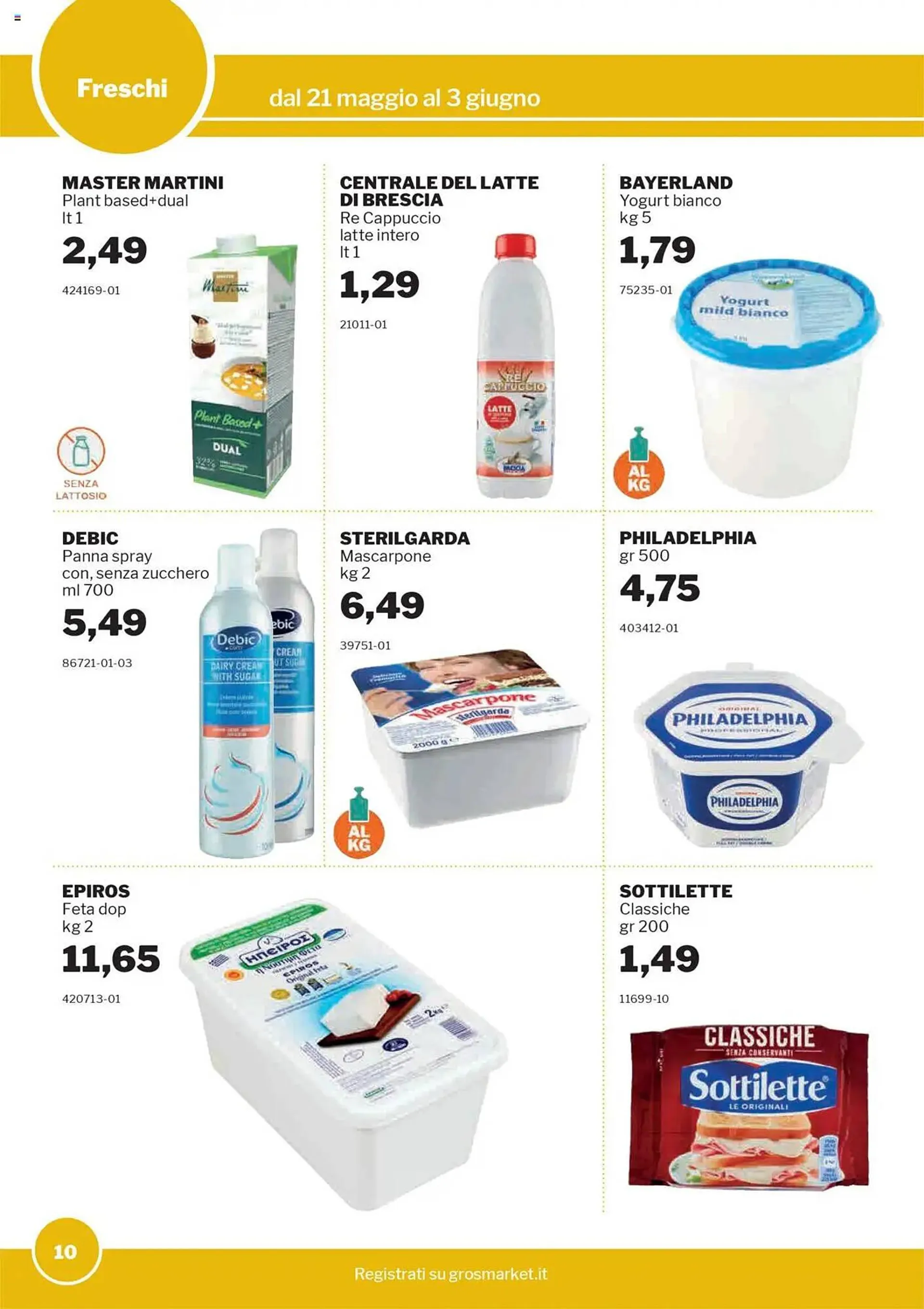 Volantino GrosMarket da 21 maggio a 3 giugno di 2025 - Pagina del volantino 10