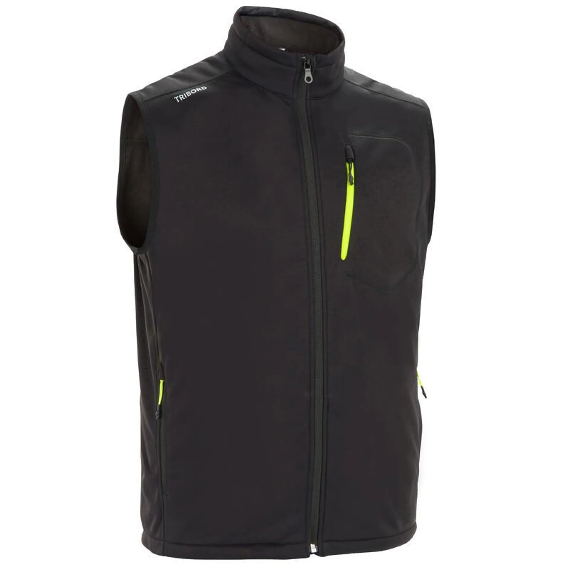 Gilet softshell vela uomo SAILING 900 nero