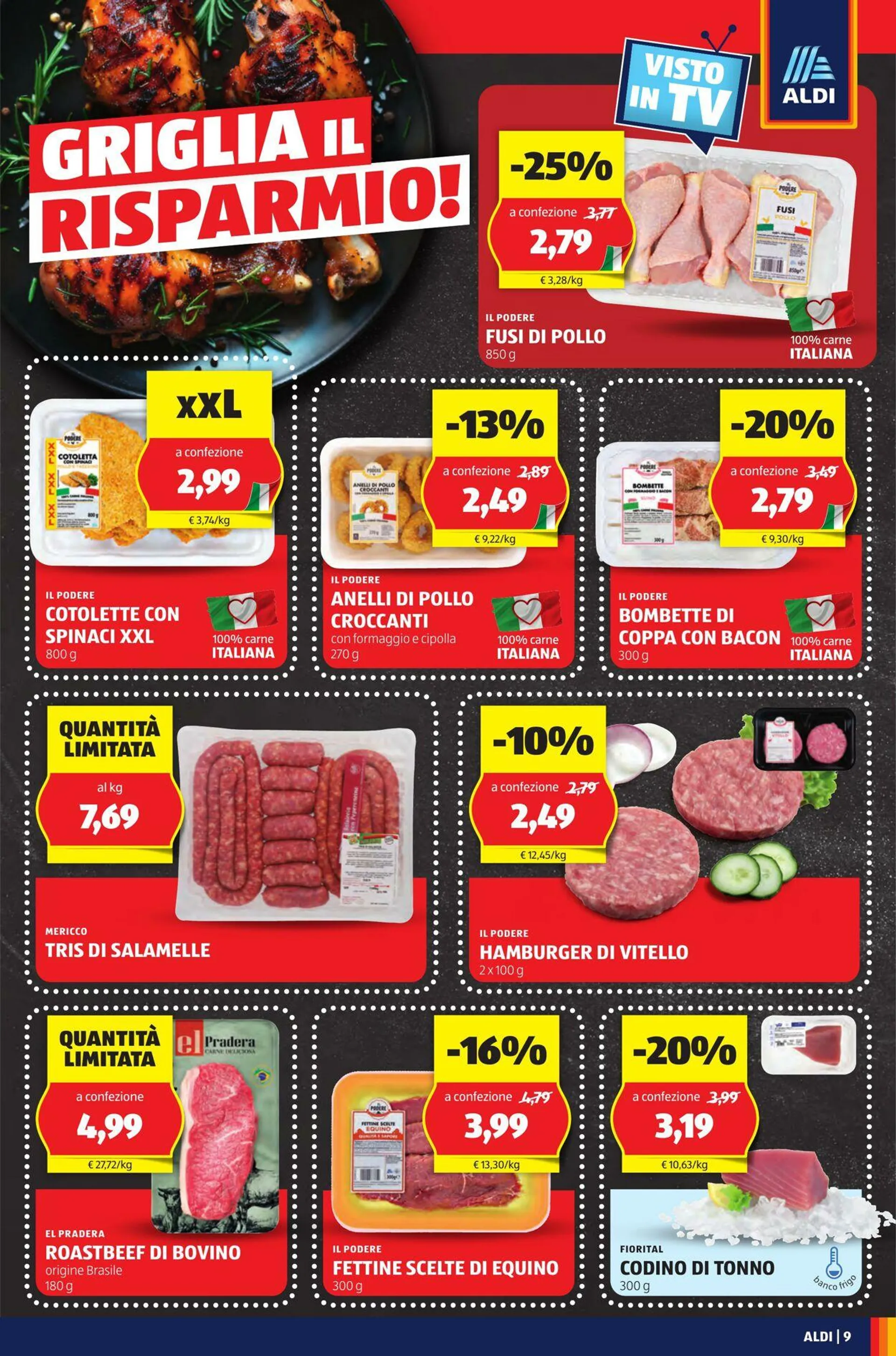 Aldi Volantino attuale da 21 luglio a 27 luglio di 2025 - Pagina del volantino 9