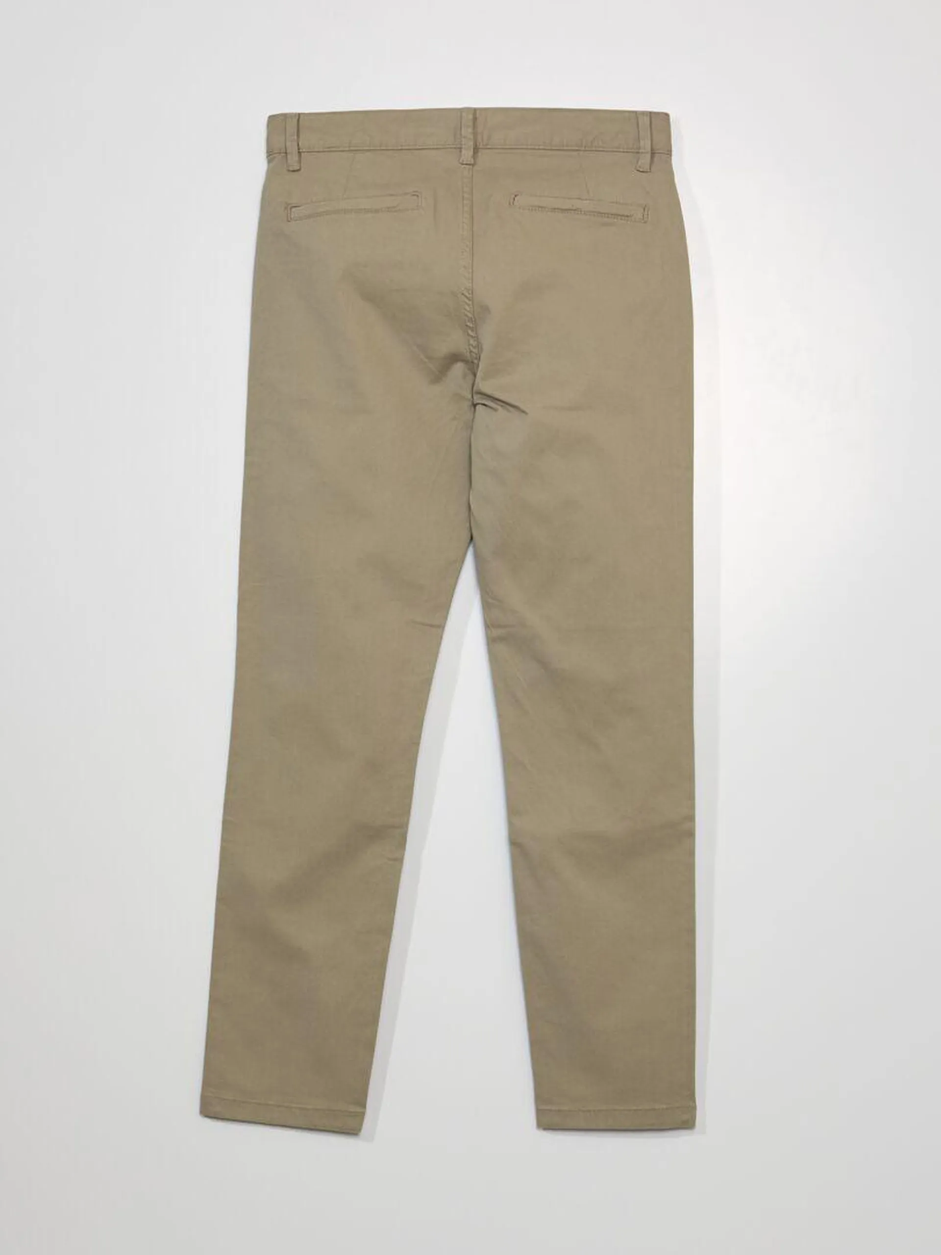 Pantaloni chino taglio slim L30 - BEIGE