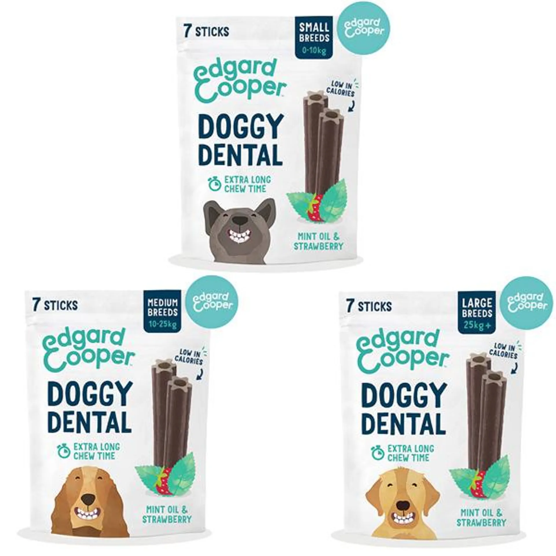 Edgard&Cooper - Doggy Dental Fragola e Menta