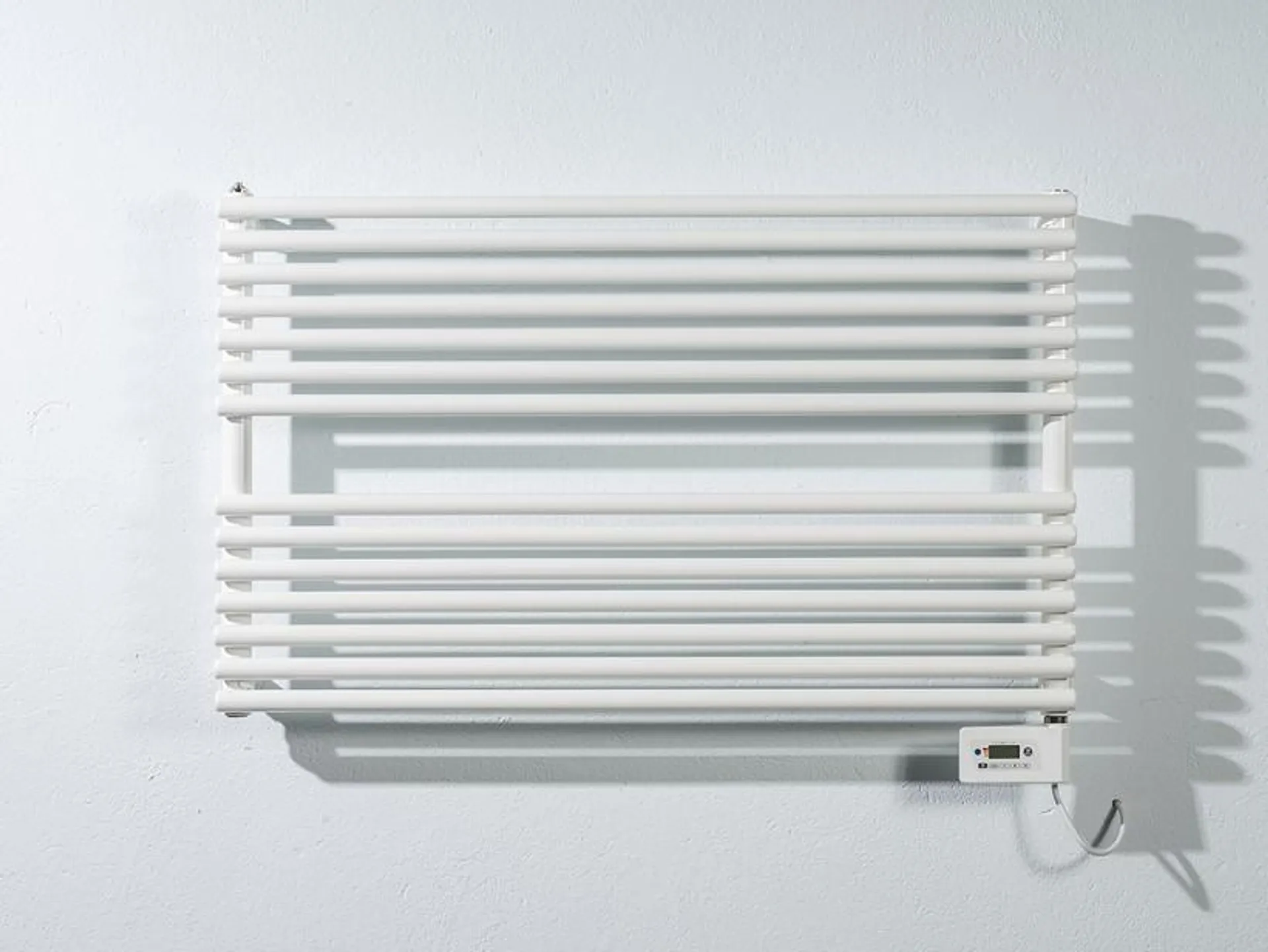 Termoarredo Scaldasalviette Orizzontale Elettrico Start Without L100XH61 Bianco Lucido