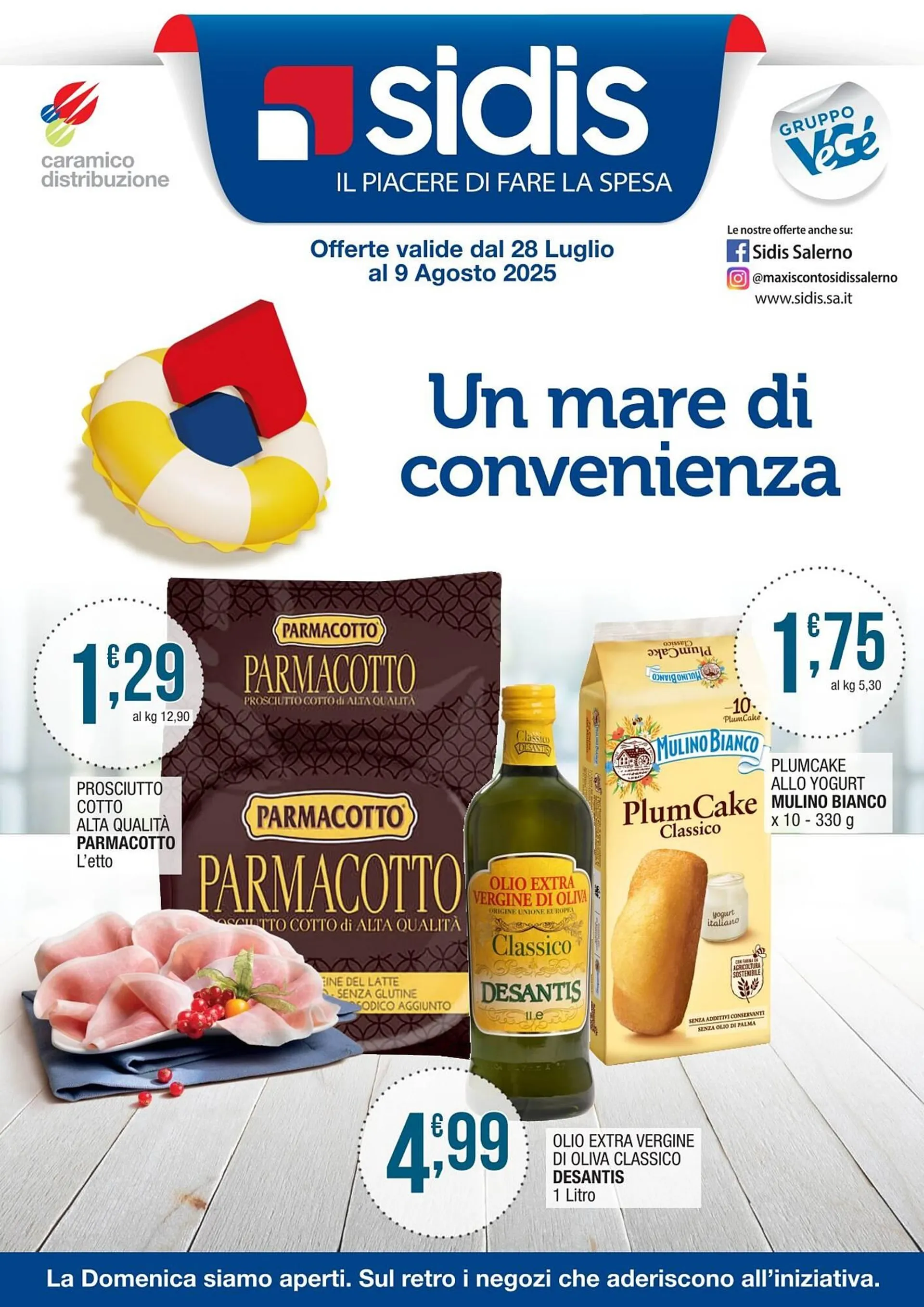 Volantino Sidis da 28 luglio a 9 agosto di 2025 - Pagina del volantino 1