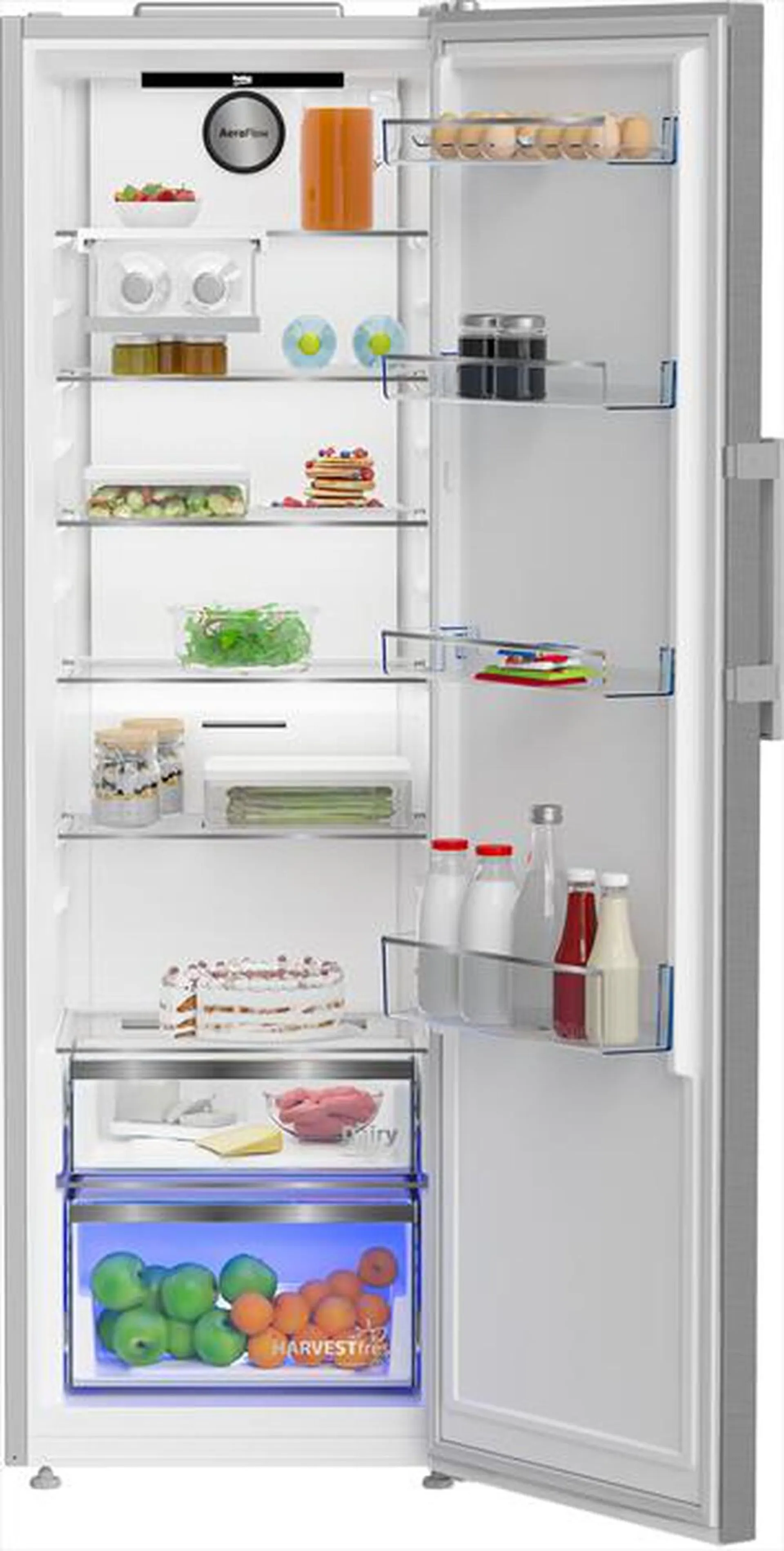BEKO - Frigorifero 1 porta B5RMLNE444HX Classe E 365 lt-Inox