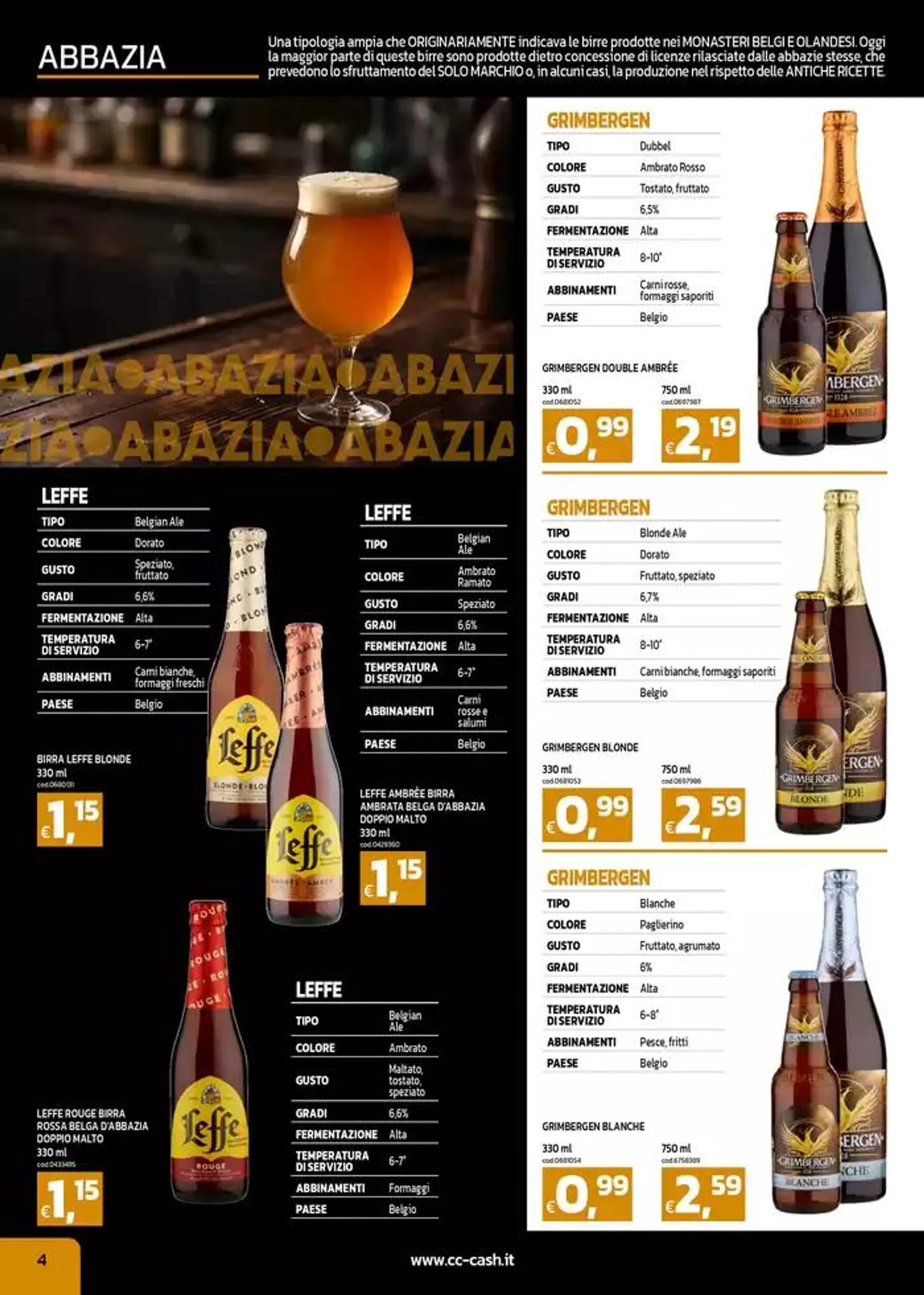 CARTA BIRRE 2025 da 22 aprile a 18 maggio di 2025 - Pagina del volantino 4
