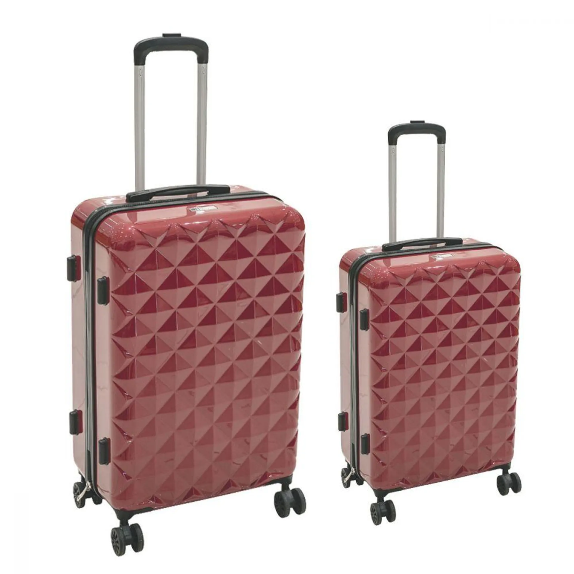 Valigie Trolley Diamond Burgundy 2pz