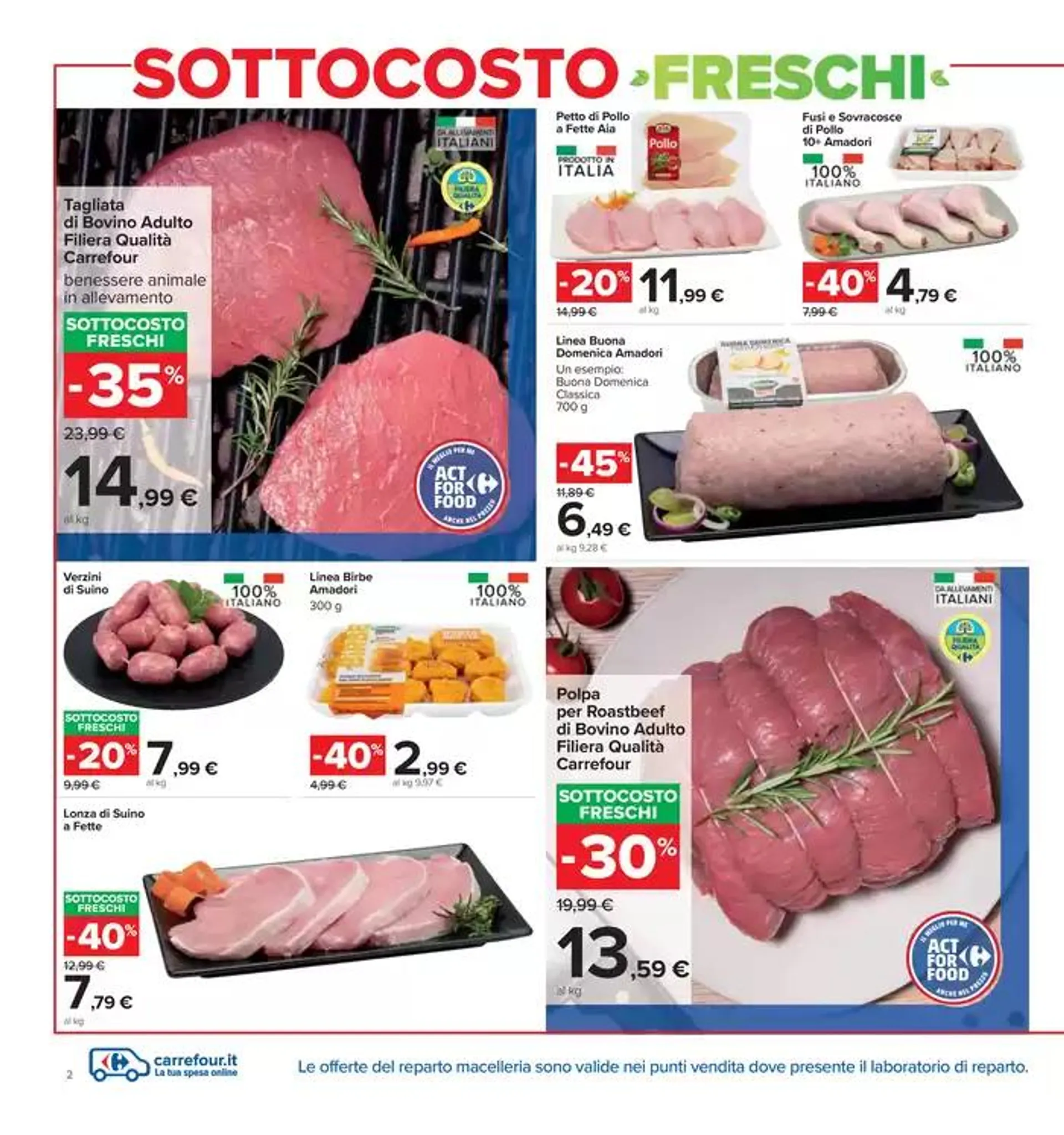 Sottocosto freschi  da 21 ottobre a 31 ottobre di 2024 - Pagina del volantino 2