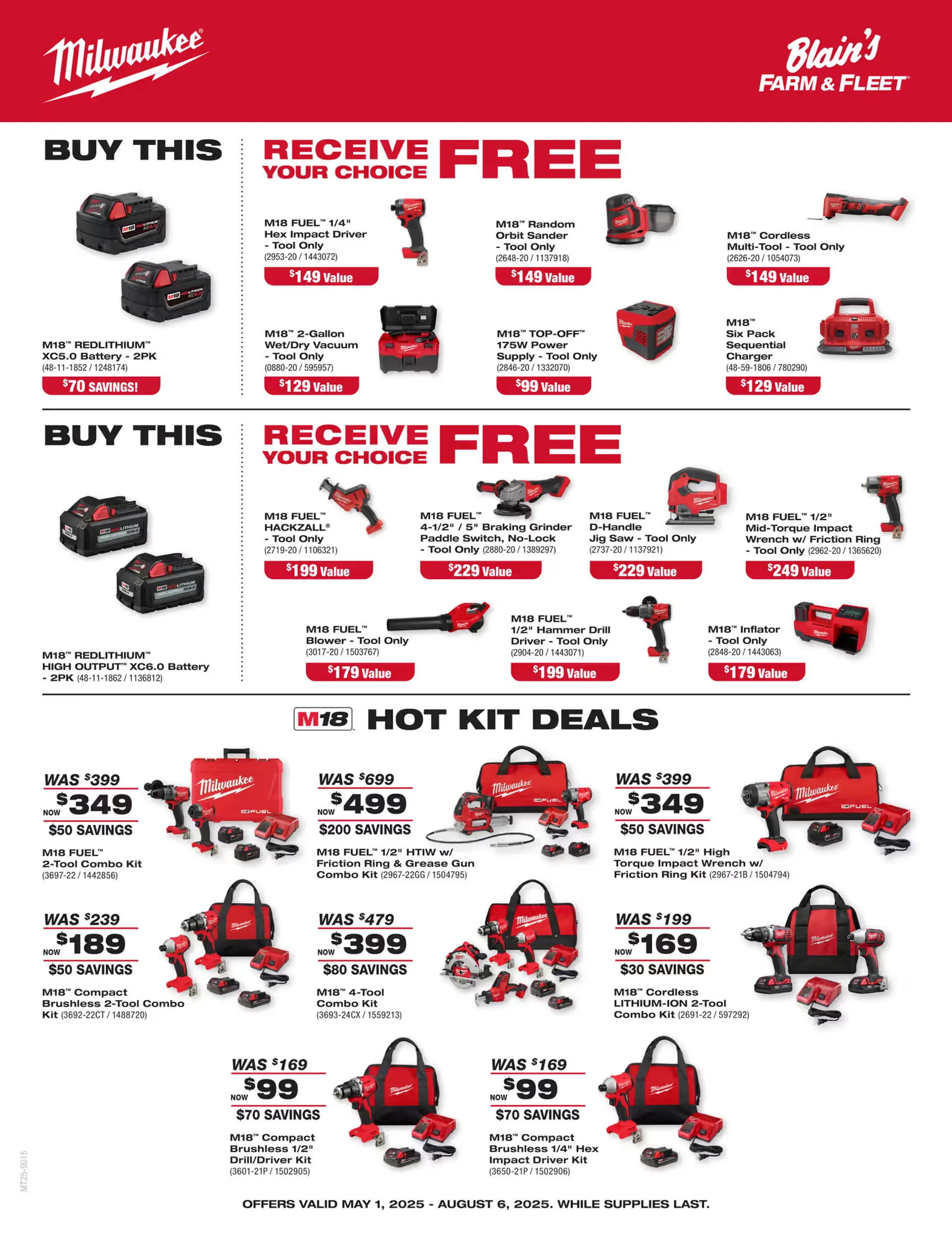 Weekly ad Milwaukee weekly ads from May 1 to August 6 2025 - Page 1