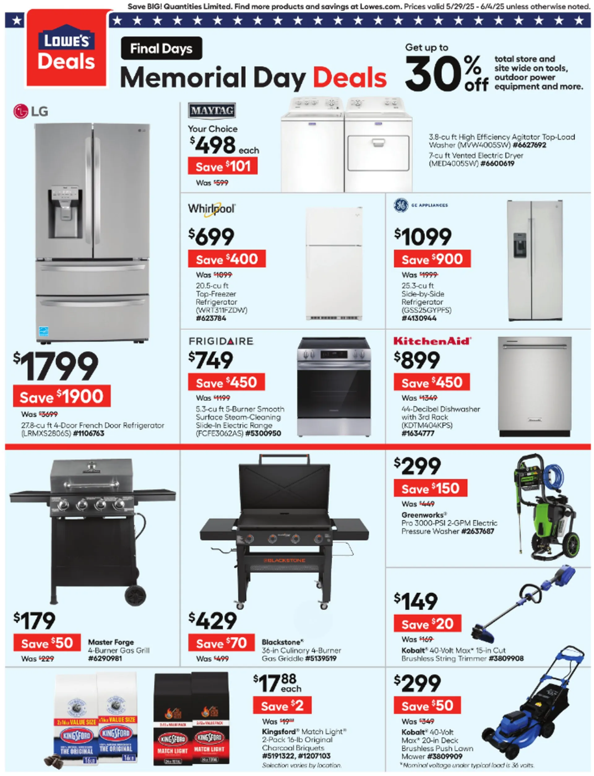Weekly ad Lowe's Deals from June 4 to June 4 2025 - Page 1