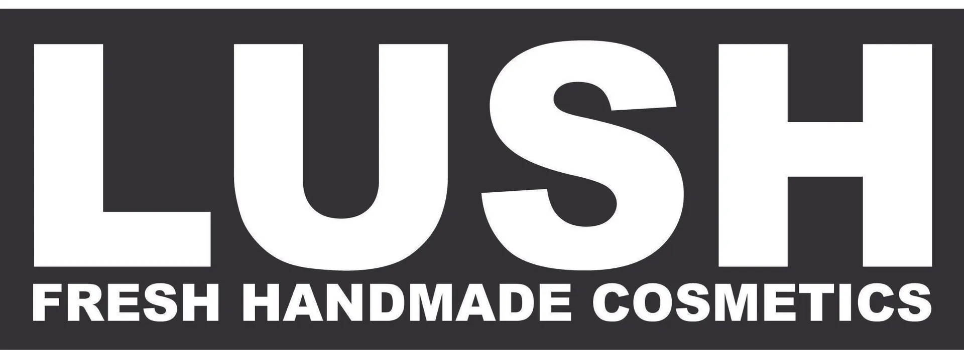 LUSH logo. Current catalogue