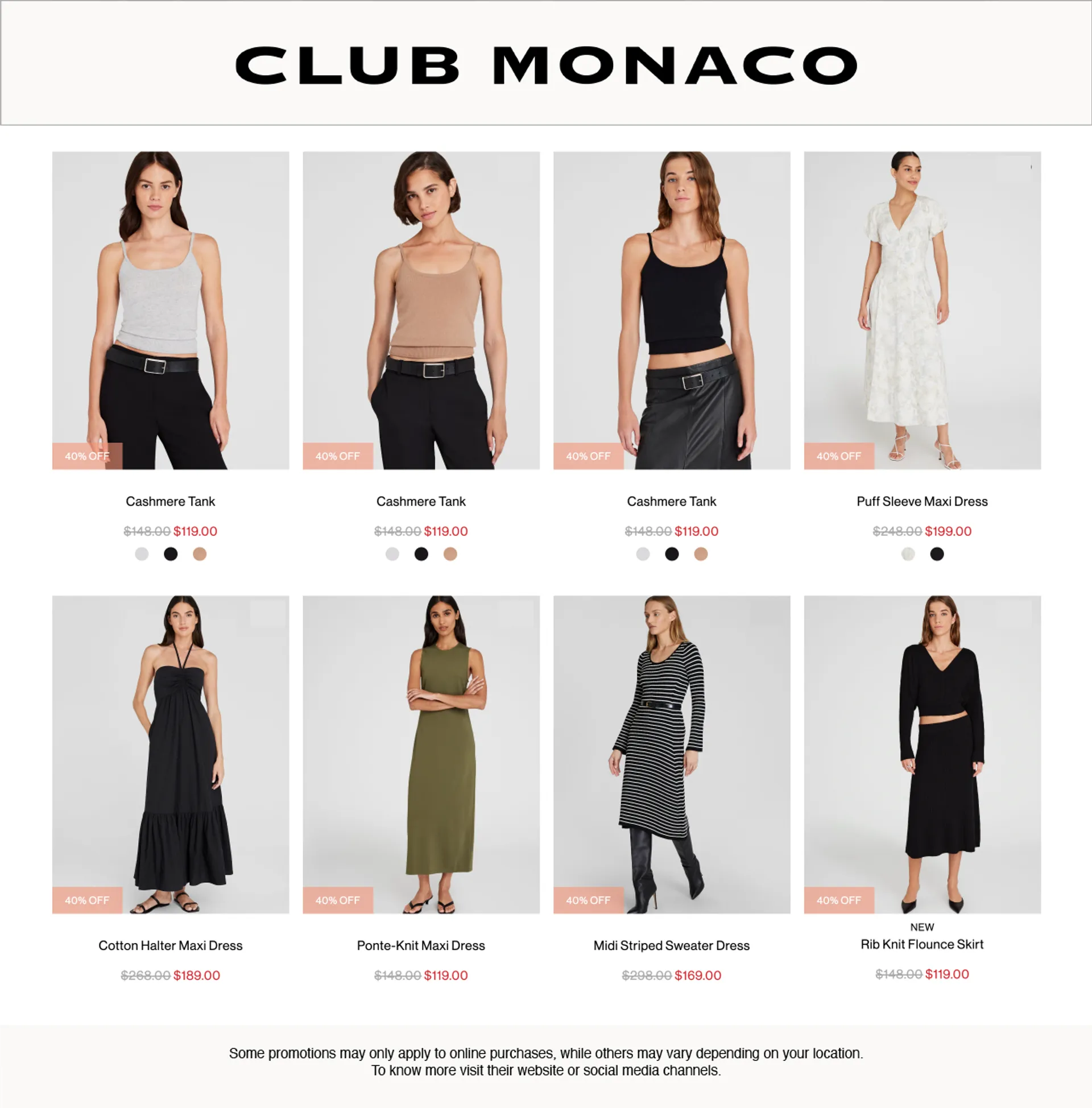 Weekly ad Club Monaco from December 12 to December 26 2024 - Page 2