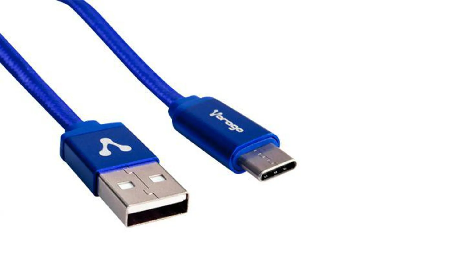 Cable Usb Tipo C Vorago Cab-123 Carga Rapida 1M Azul