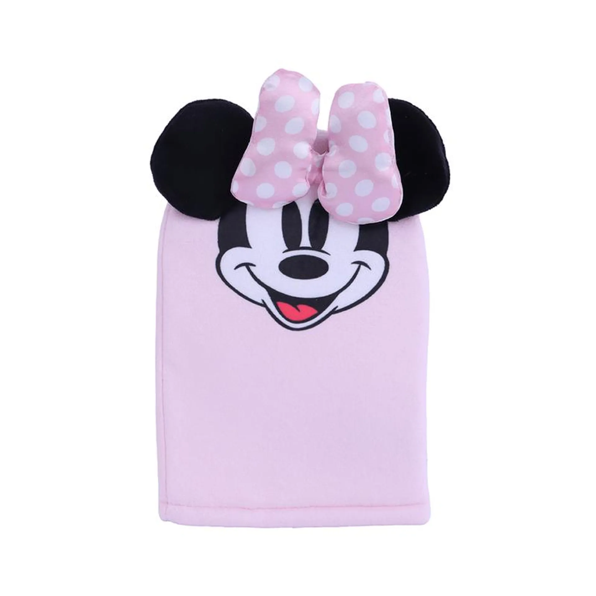 Esponja De Baño Disney Minnie Mouse Tipo Guante 100% Poliéster Rosa