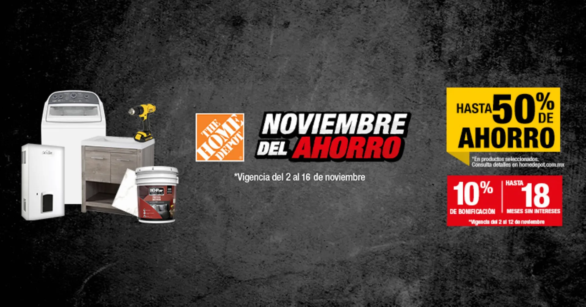 Catálogo de Catálogo The Home Depot 2 de noviembre al 16 de noviembre 2023 - Pagina 1