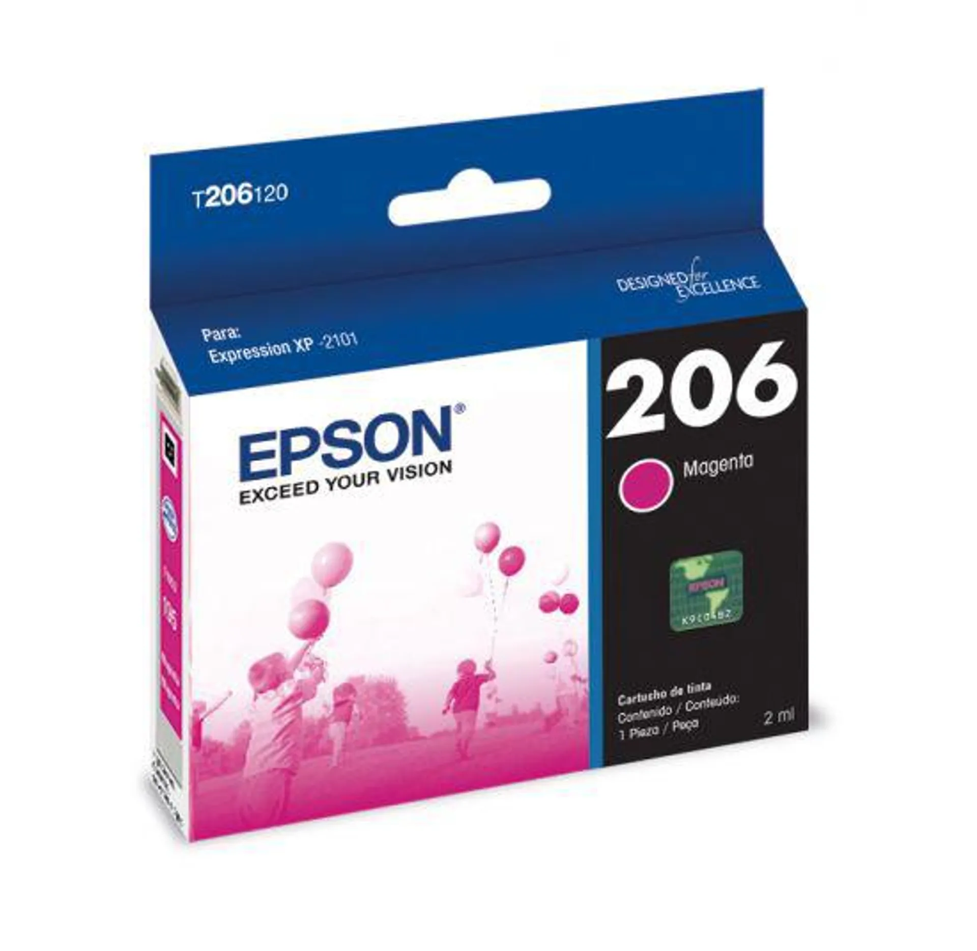 206 Magenta Ink Cartridge - Xpression XP-2101