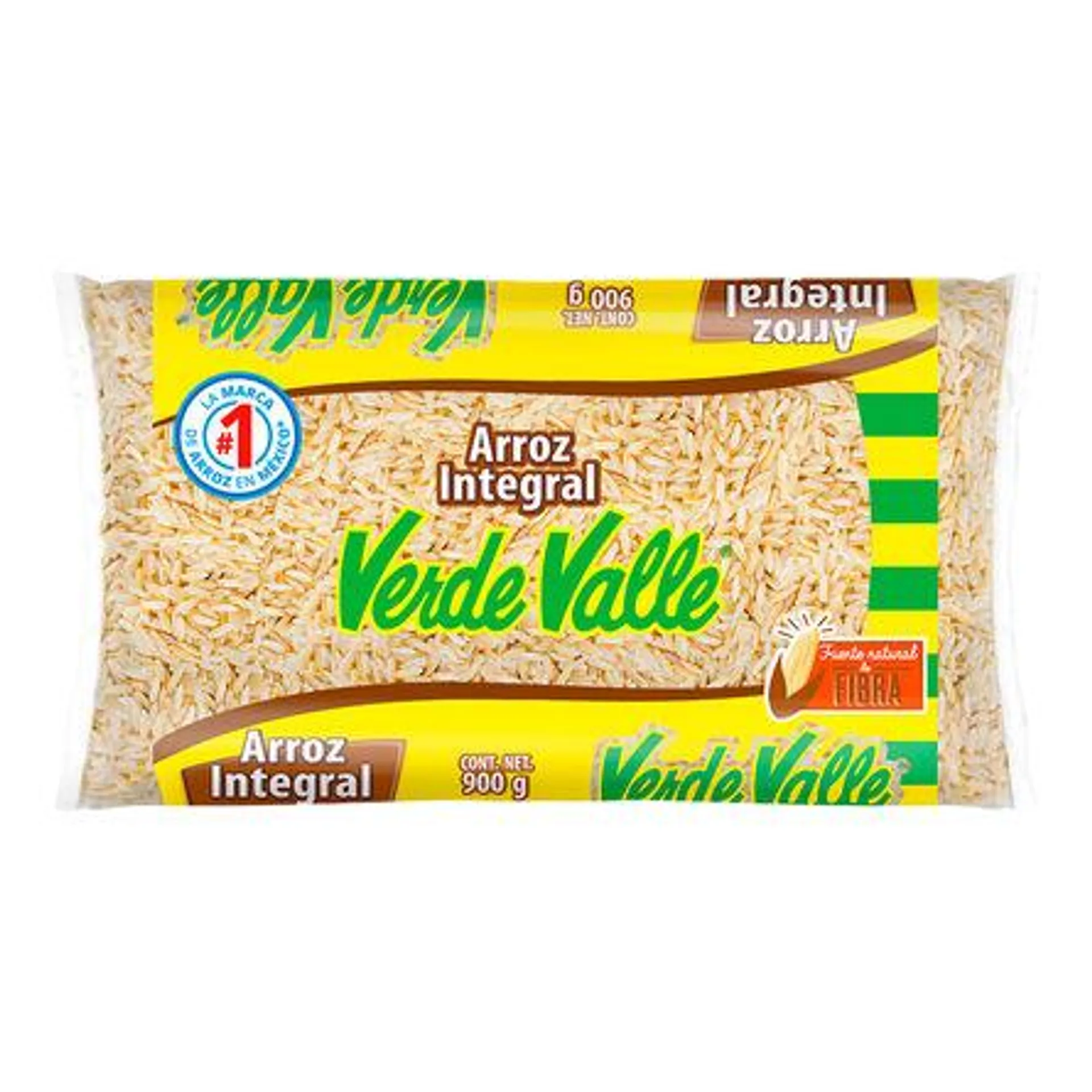 Arroz Integral Verde Valle 900 Gr