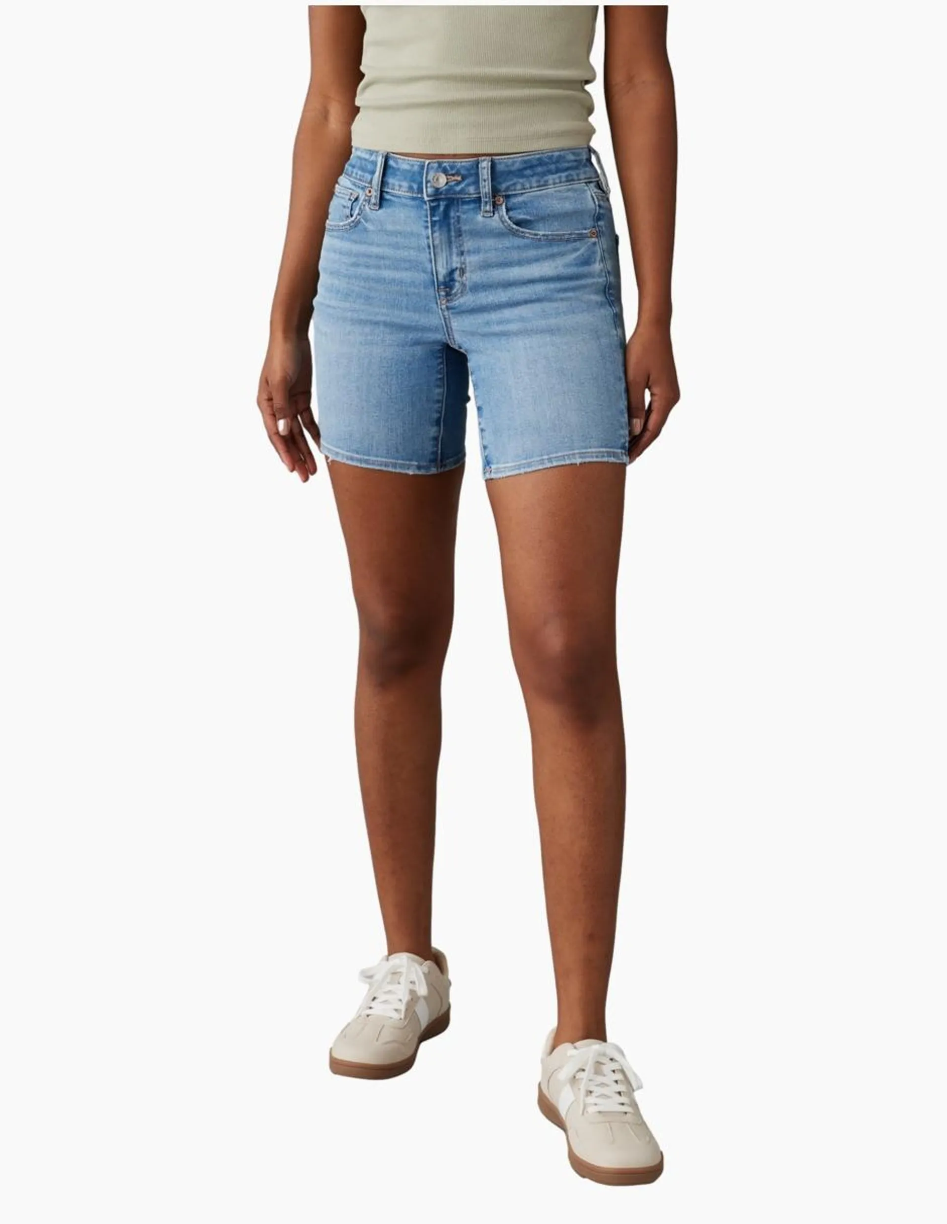 Short American Eagle de mezclilla para mujer