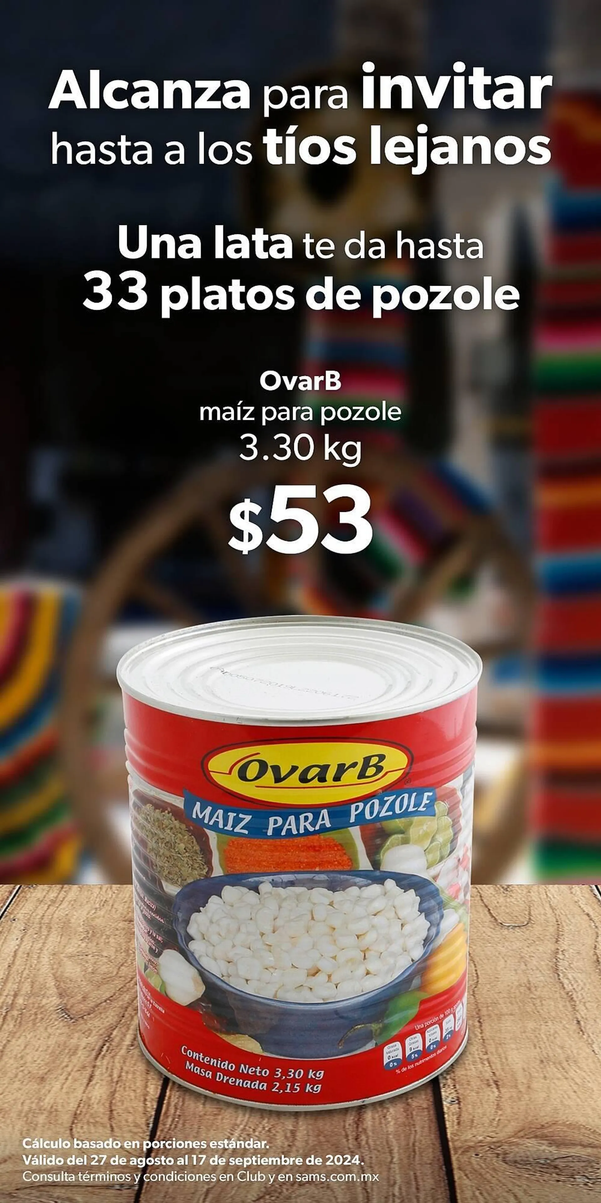 Catálogo de Catálogo Sam's Club 28 de agosto al 17 de septiembre 2024 - Pagina 1
