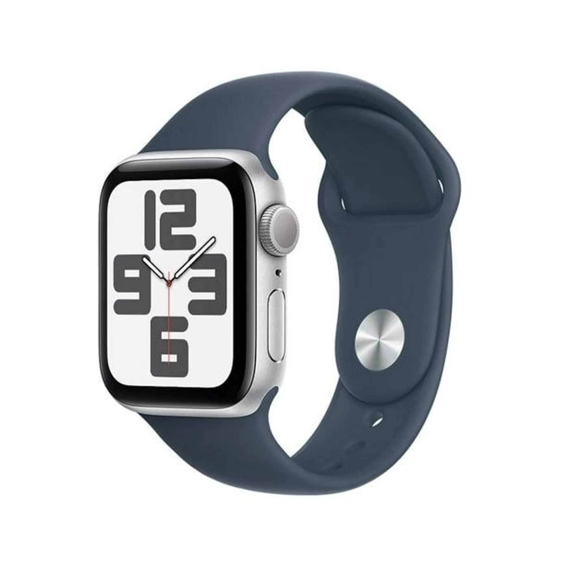 Smartwatch Apple SE (GPS) Caja de aluminio Plata 40MM correa deportiva Azul talla M/L