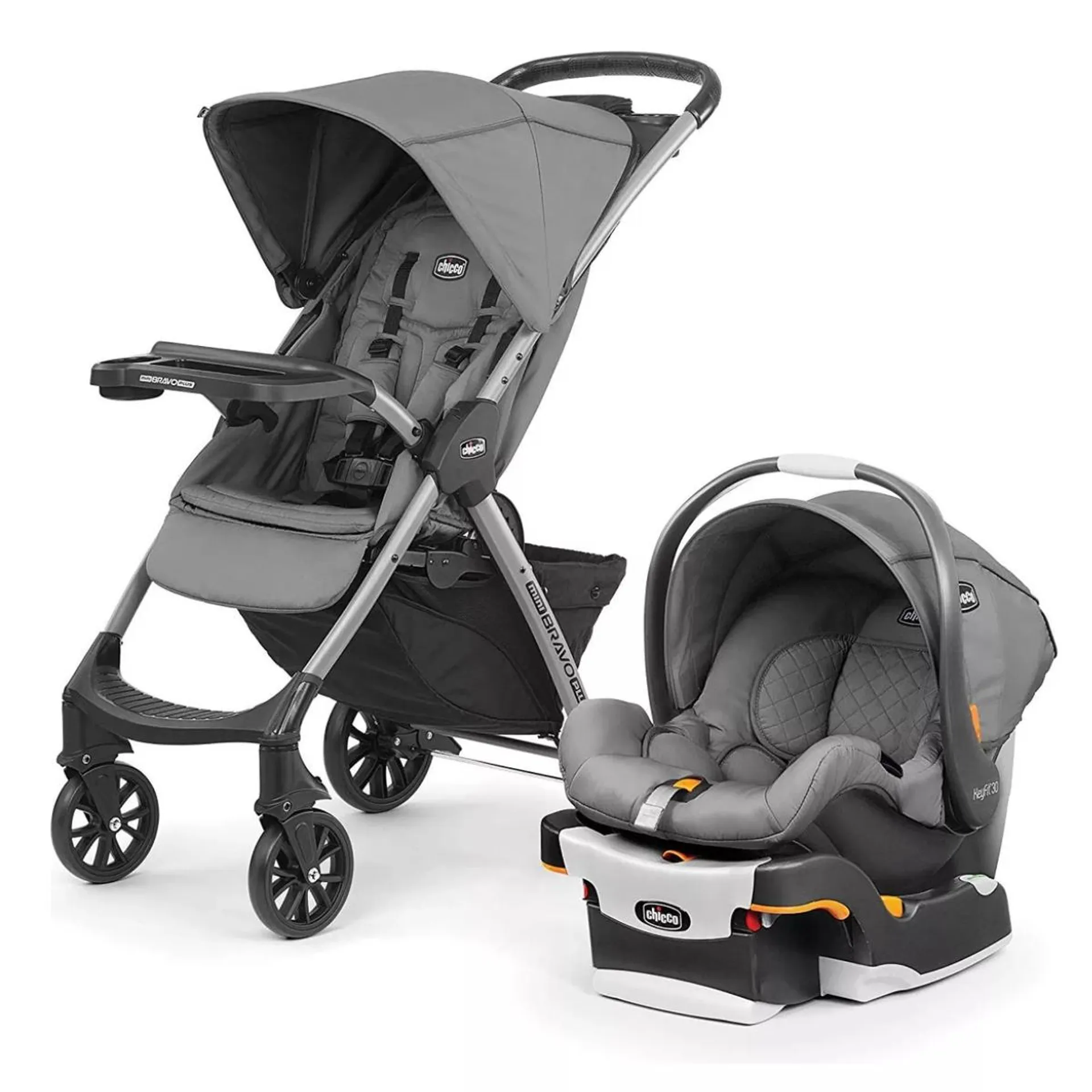 Carriola Travel System Slate Chicco Mini Bravo Plus