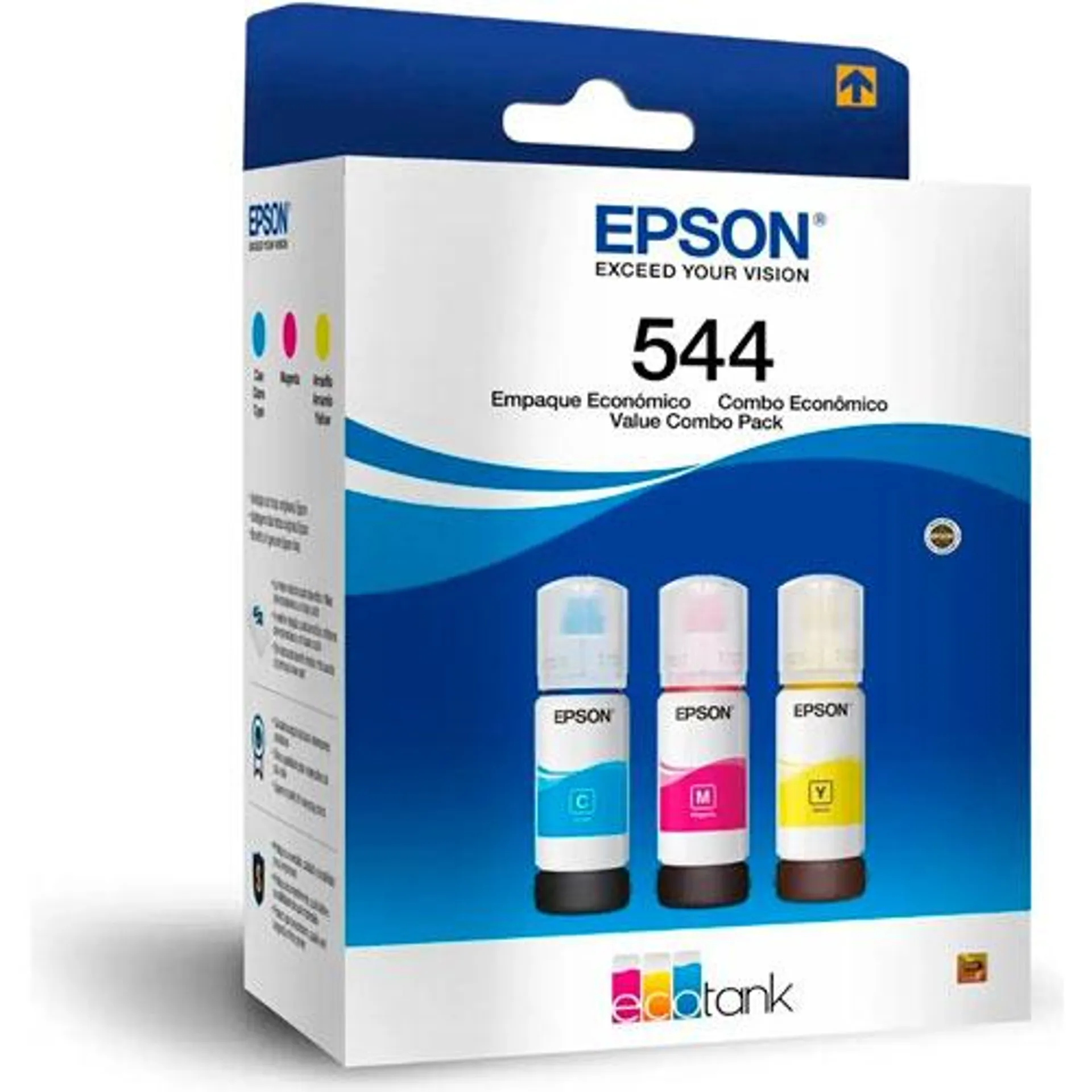 Cartucho inkjet Epson T544520-3P 3/Paq color