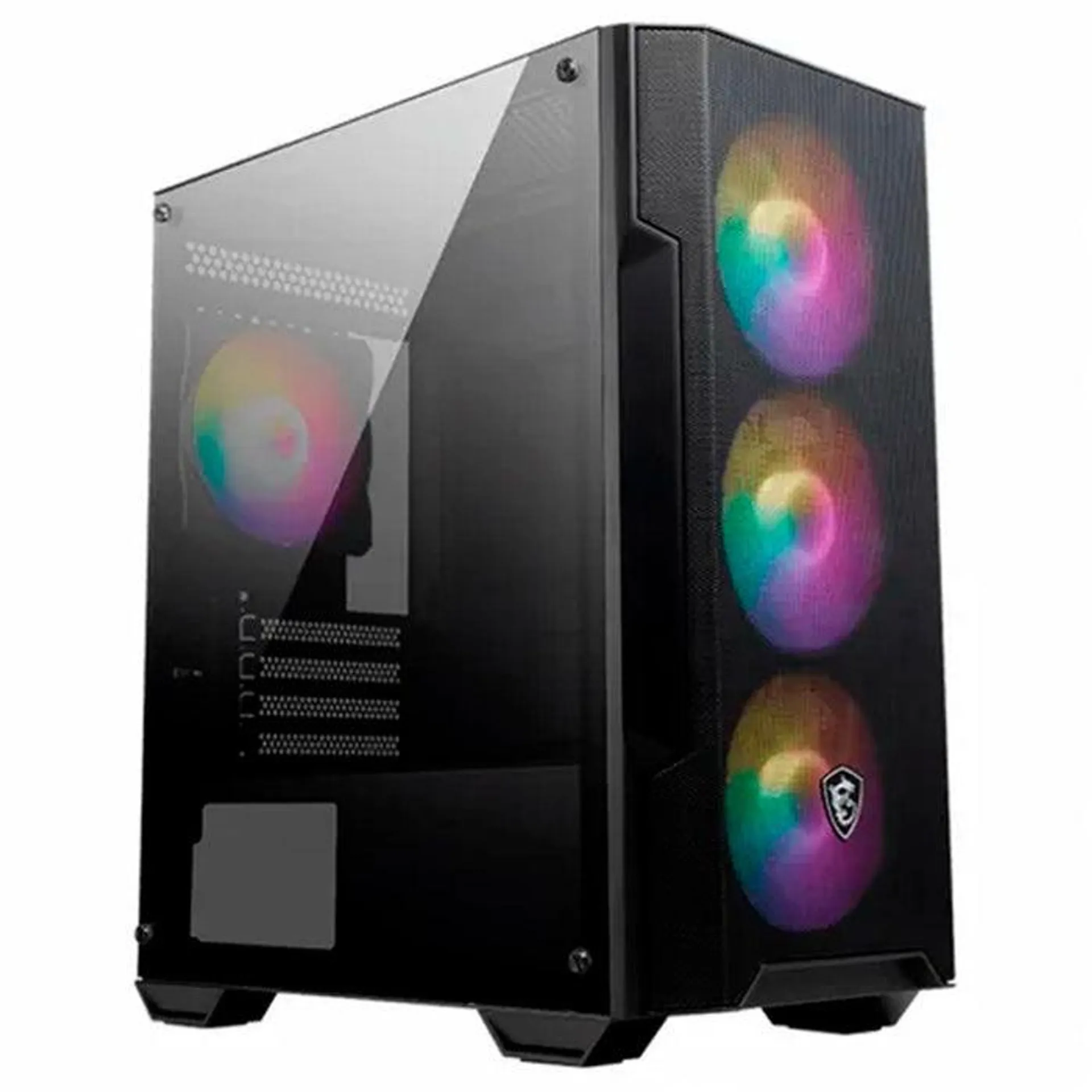 Gabinete Gamer MSI MAG FORGE M100A Micro ATX 4 FAN Acrilico ARGB