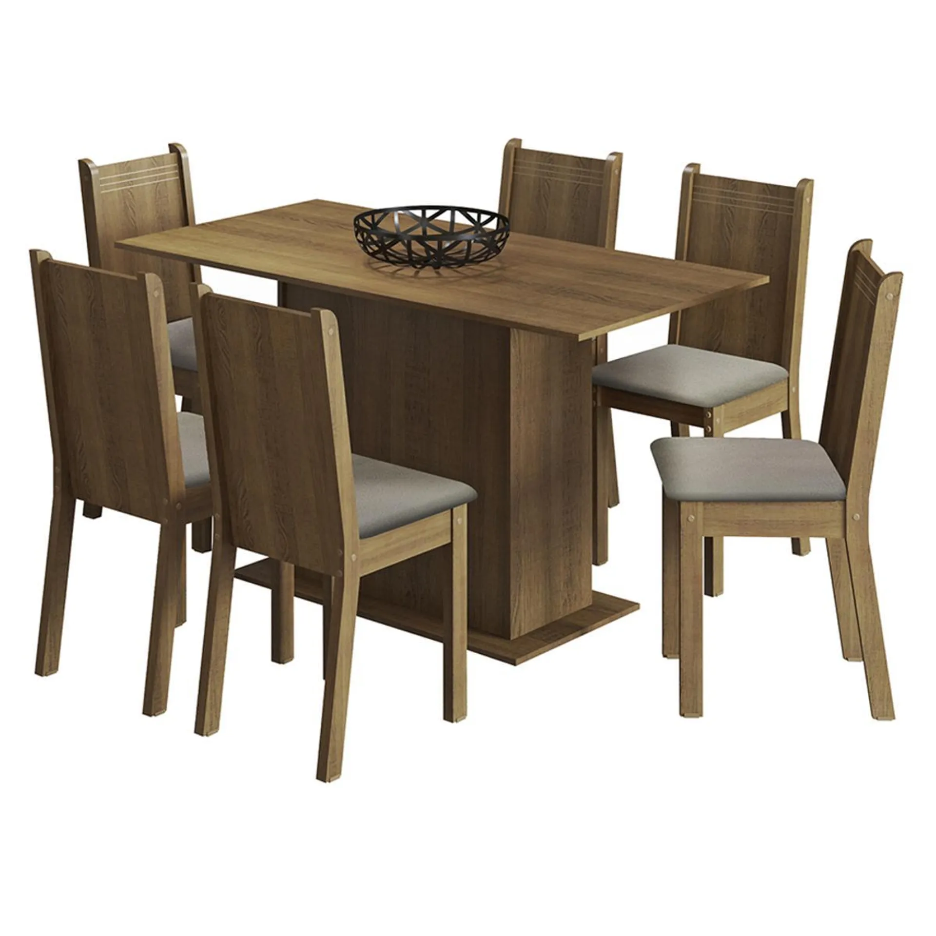 Set de comedor Celeny D - Nogal