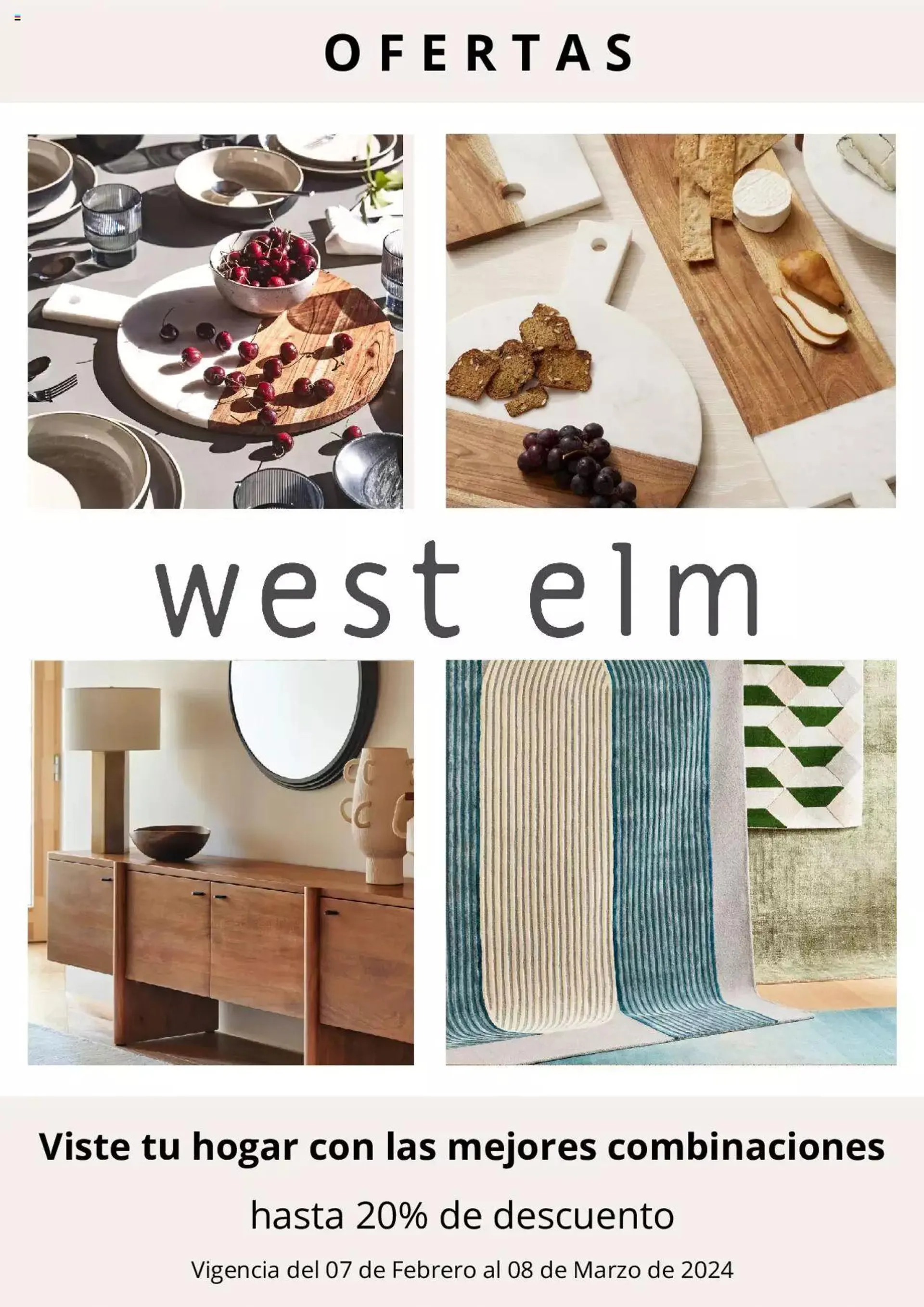 Catálogo de West Elm catálogo 7 de febrero al 8 de marzo 2024 - Pagina 1