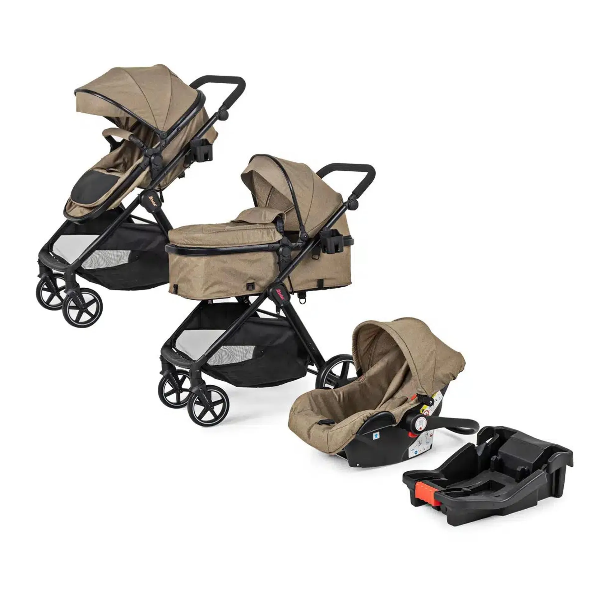 Carriola Travel System King Beige