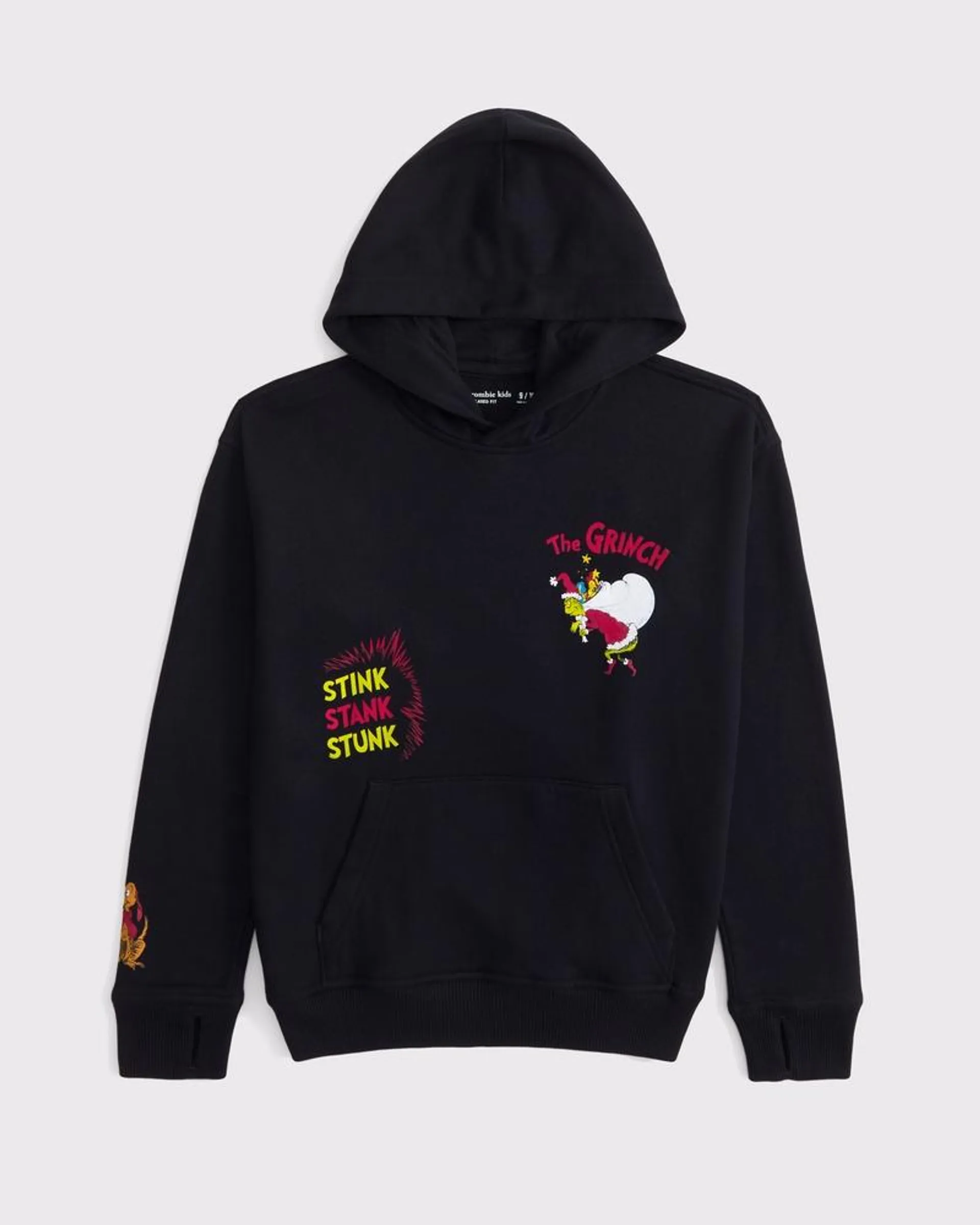 the grinch graphic popover hoodie