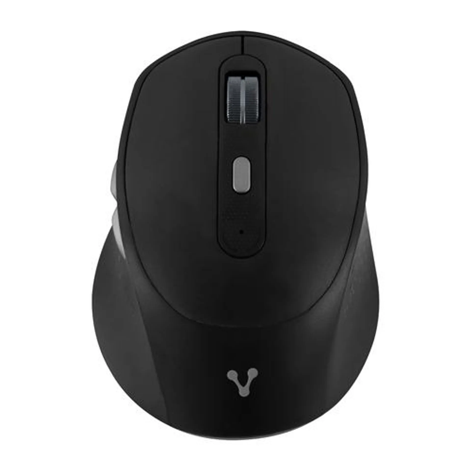 Mouse Vorago Mo-450 1600Dpi 6 Botones Inalámbrico 2.4 Ghz Usb Y Bluetooth Recargable Usb-C Negro