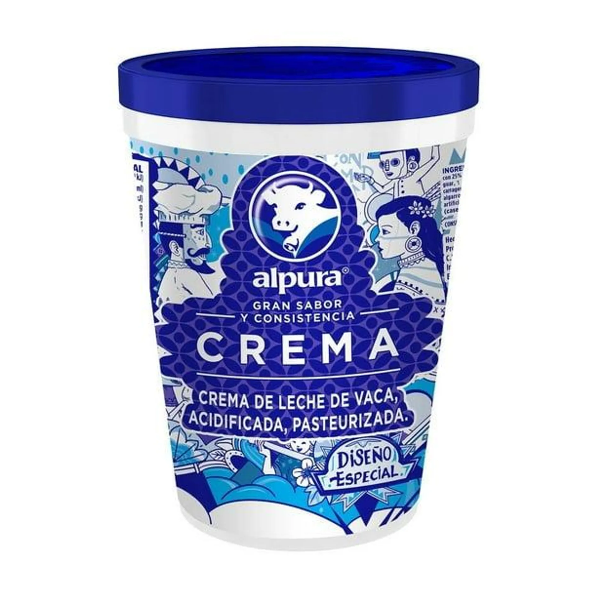 Crema Alpura ácida regular 900 ml