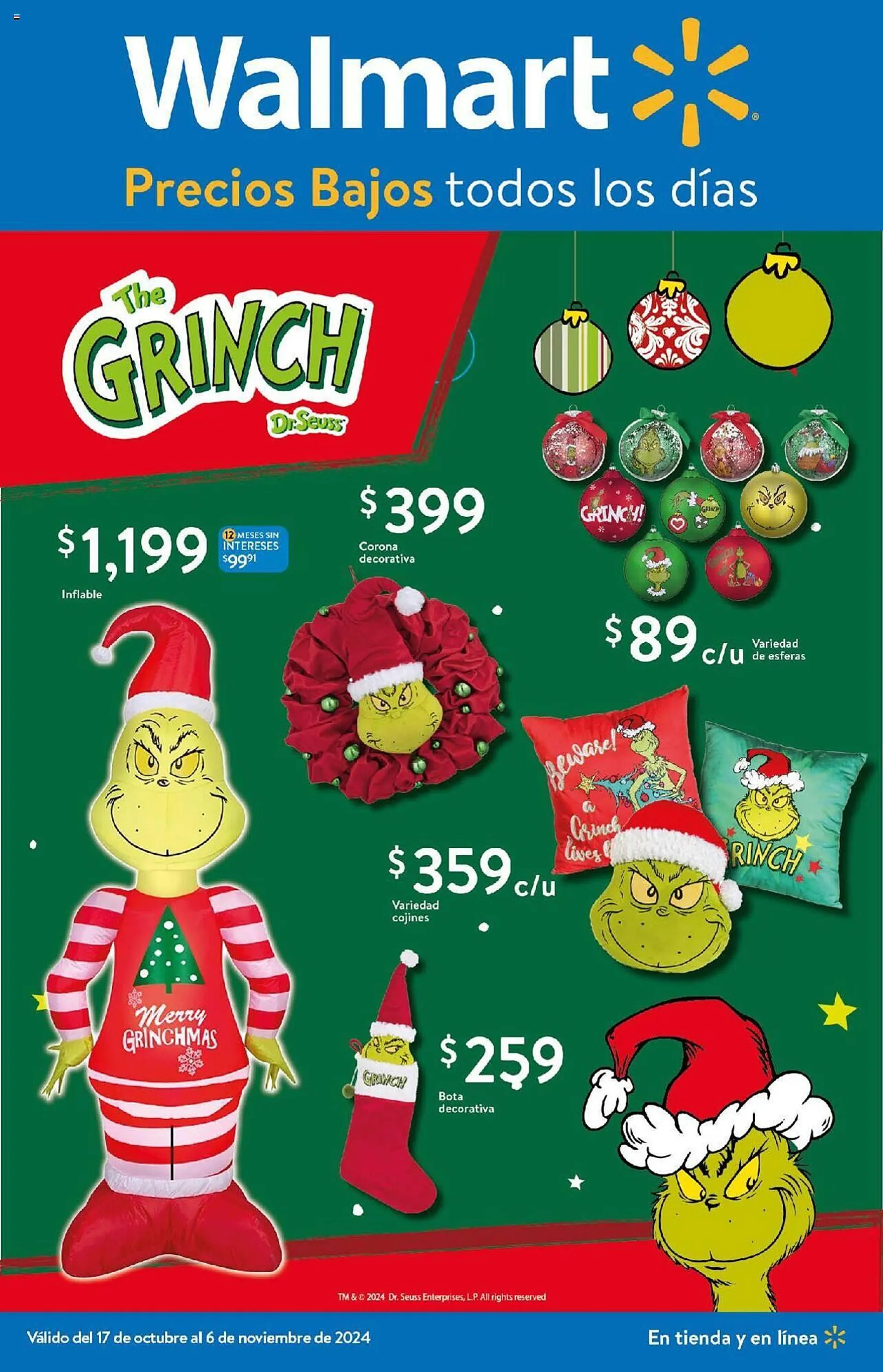 Catálogo de Catálogo Walmart 17 de octubre al 6 de noviembre 2024 - Pagina 1