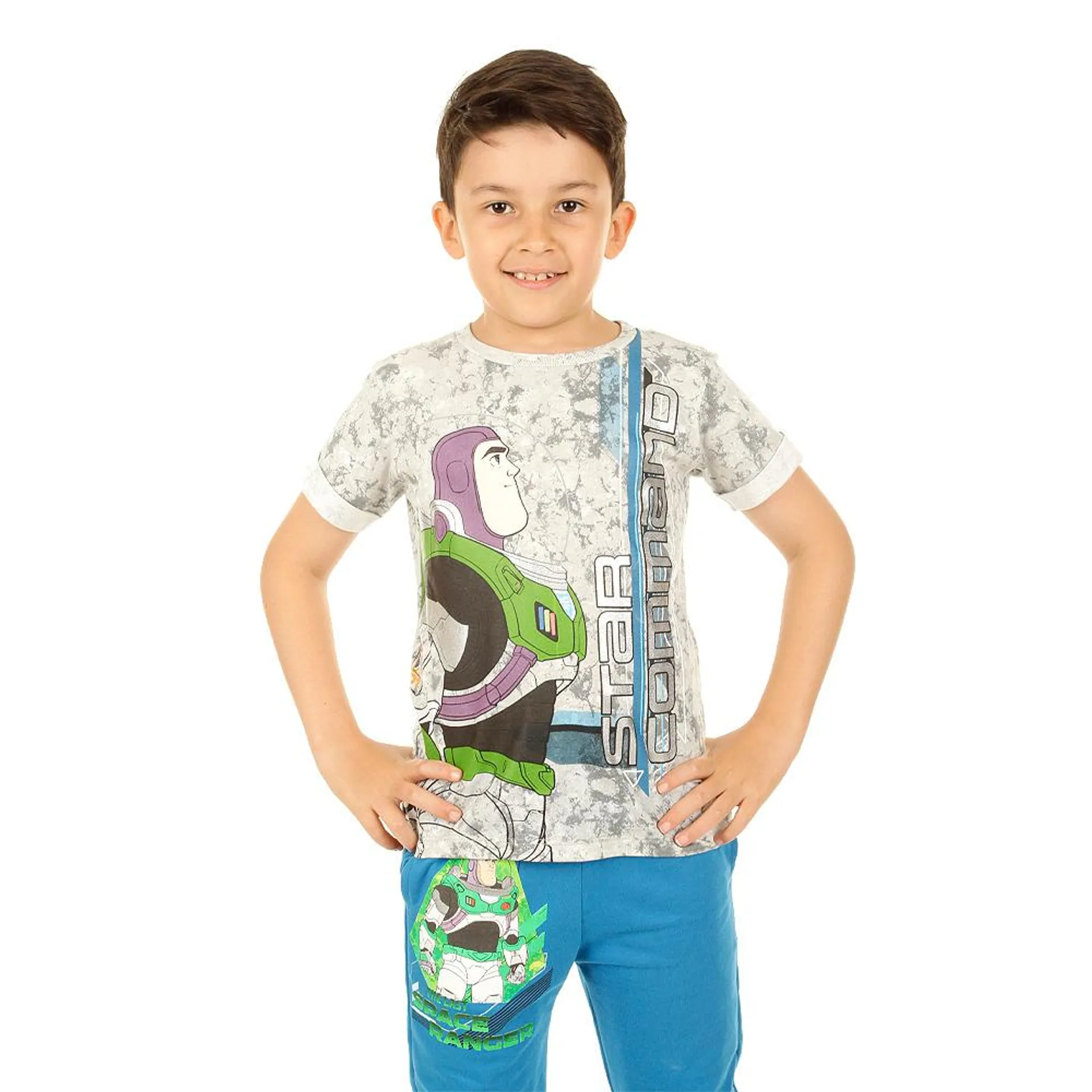 Playera Disney Pixar Niño Tie Dye Estampado Lightyear