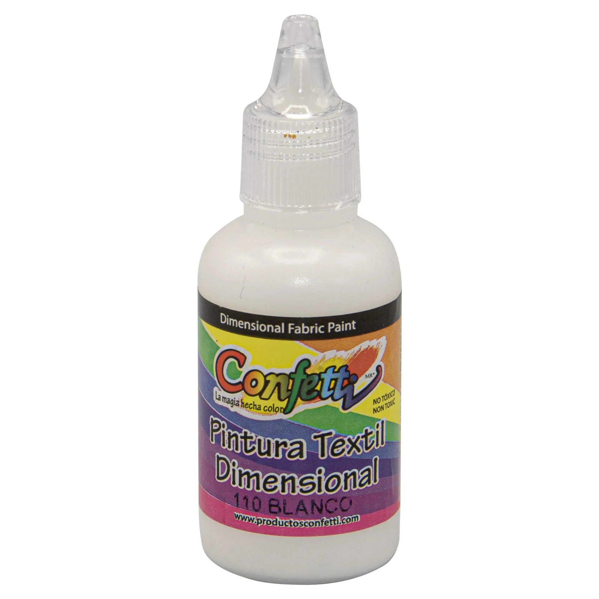 PINTURA TEXTIL CONFETTI 30 ML. CLASICA