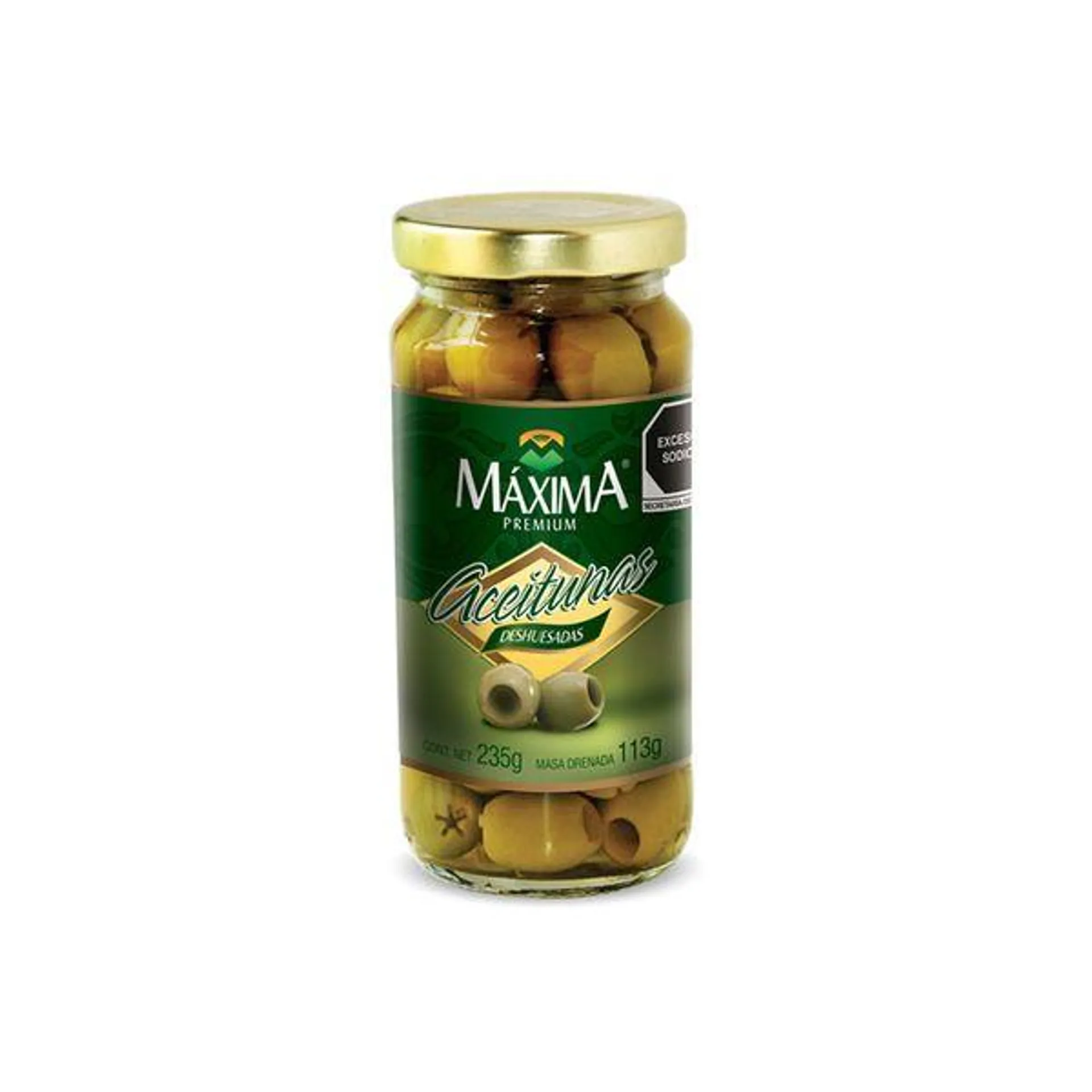 Aceituna Máxima deshuesada 235 g