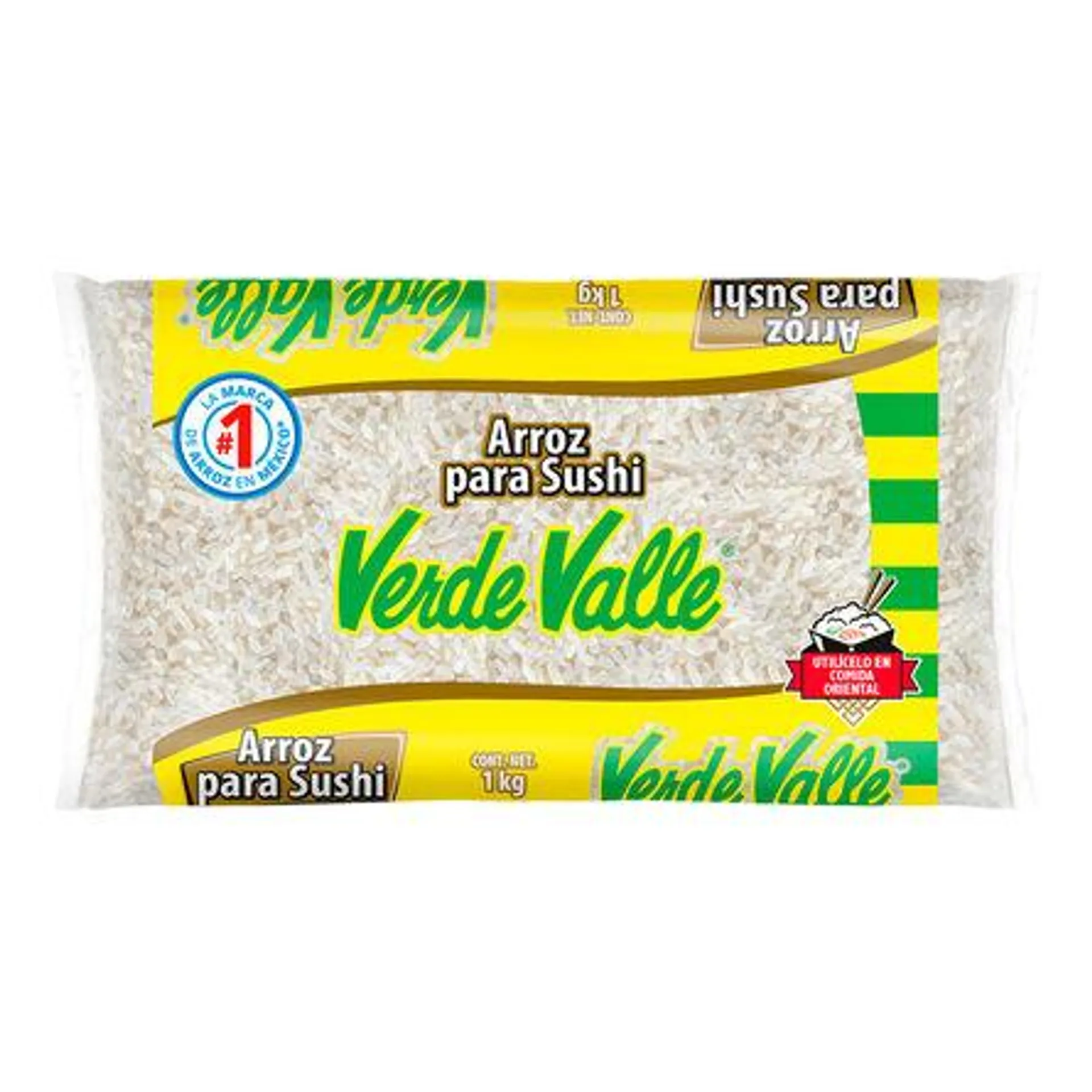 Arroz Sushi Verde Valle 1 Kg