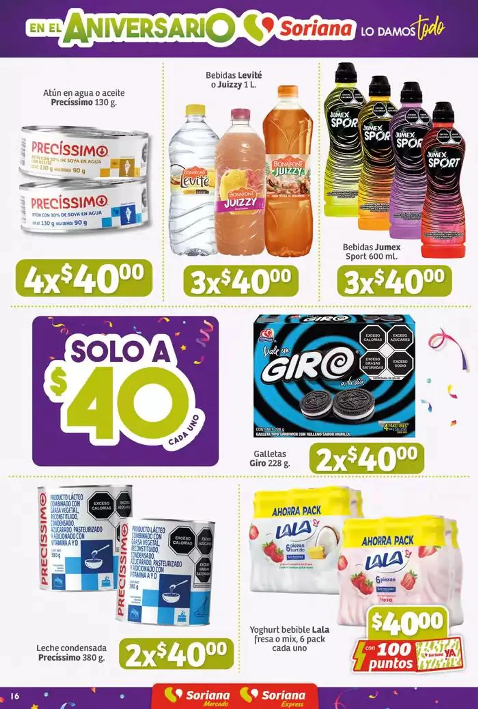 Catálogo de Folleto Aniversario Soriana Mercado 11 de octubre al 29 de octubre 2024 - Pagina 14