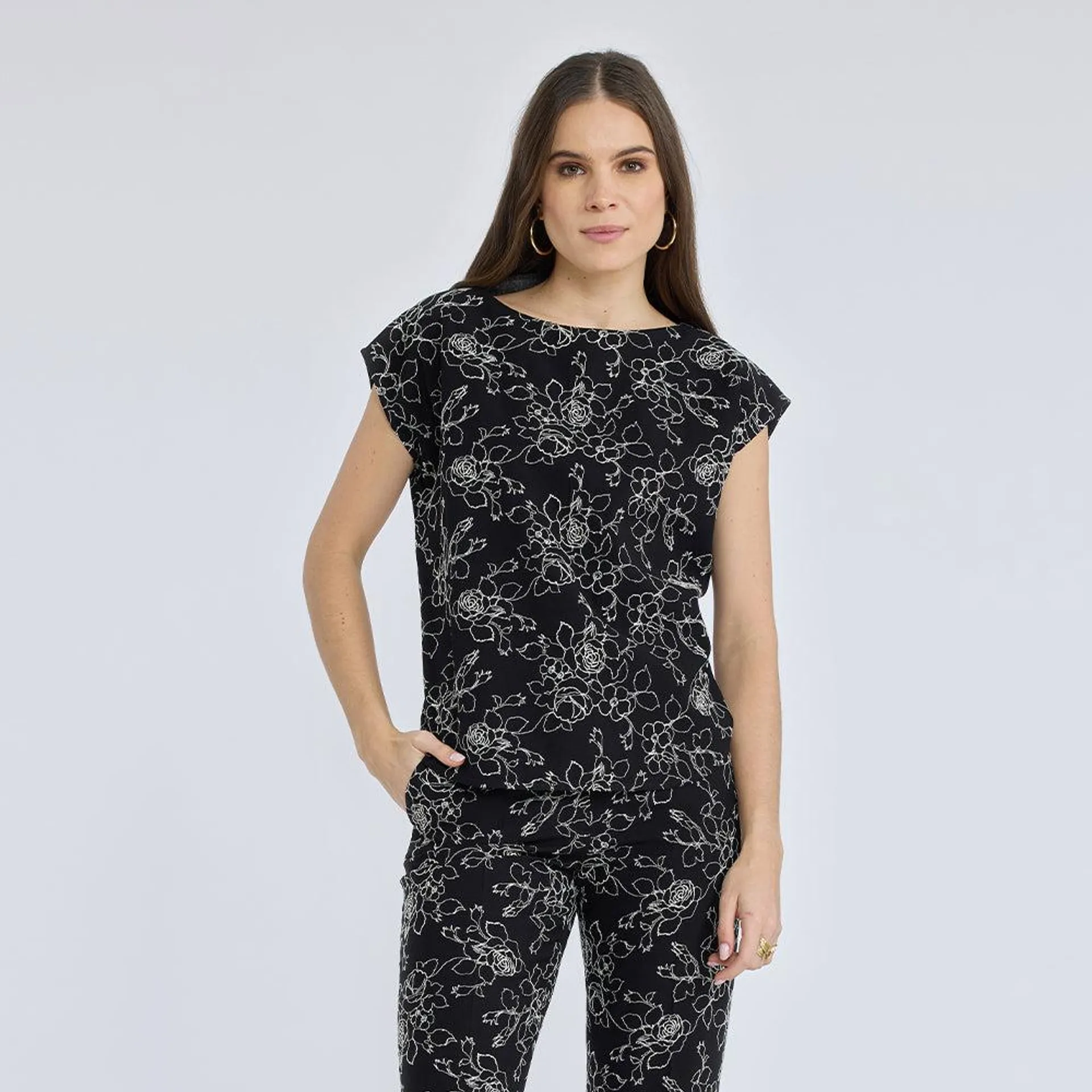 Blusa Floral Delight