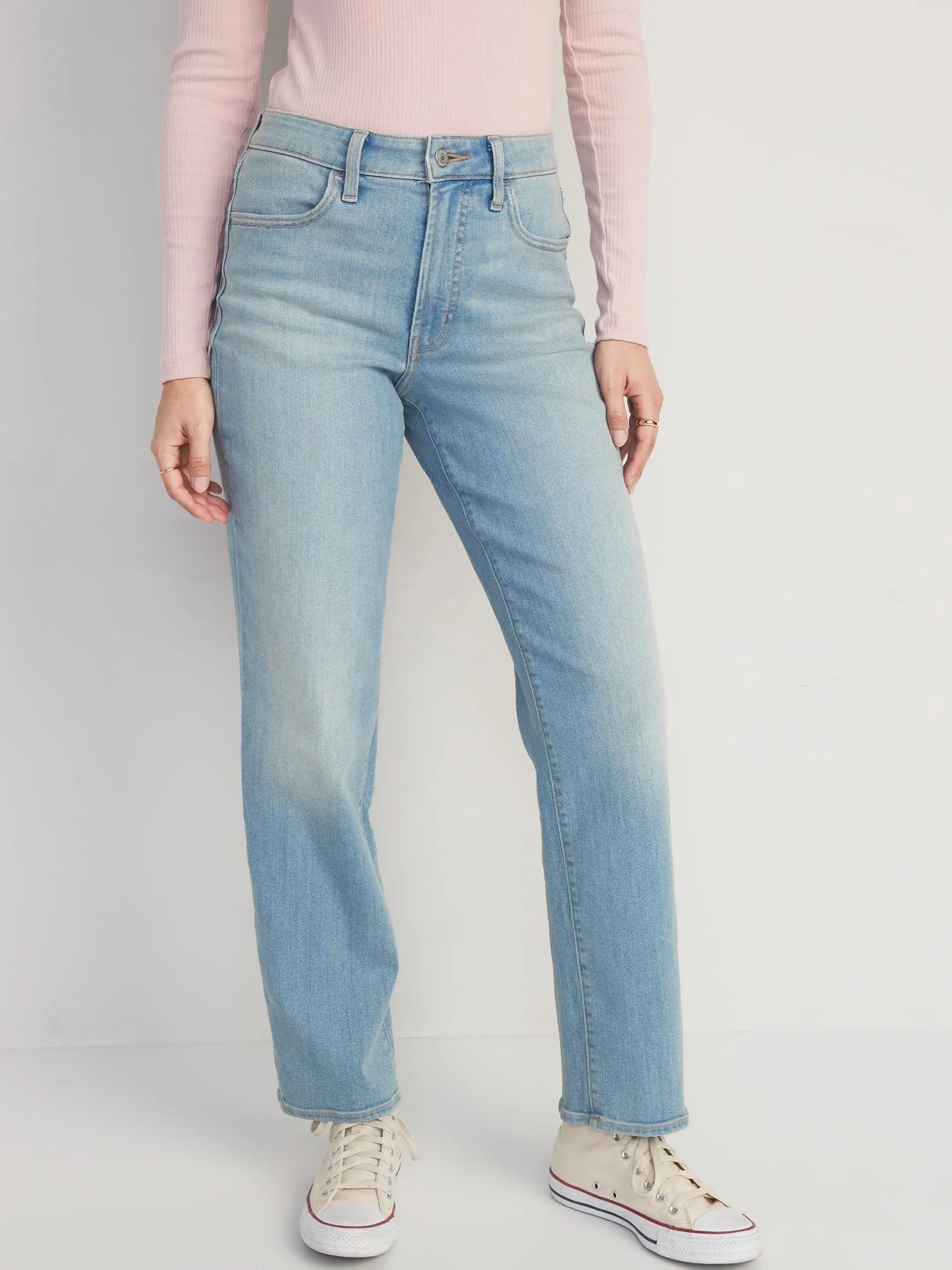 Jeans High Waisted Wow Loose Old Navy para Mujer