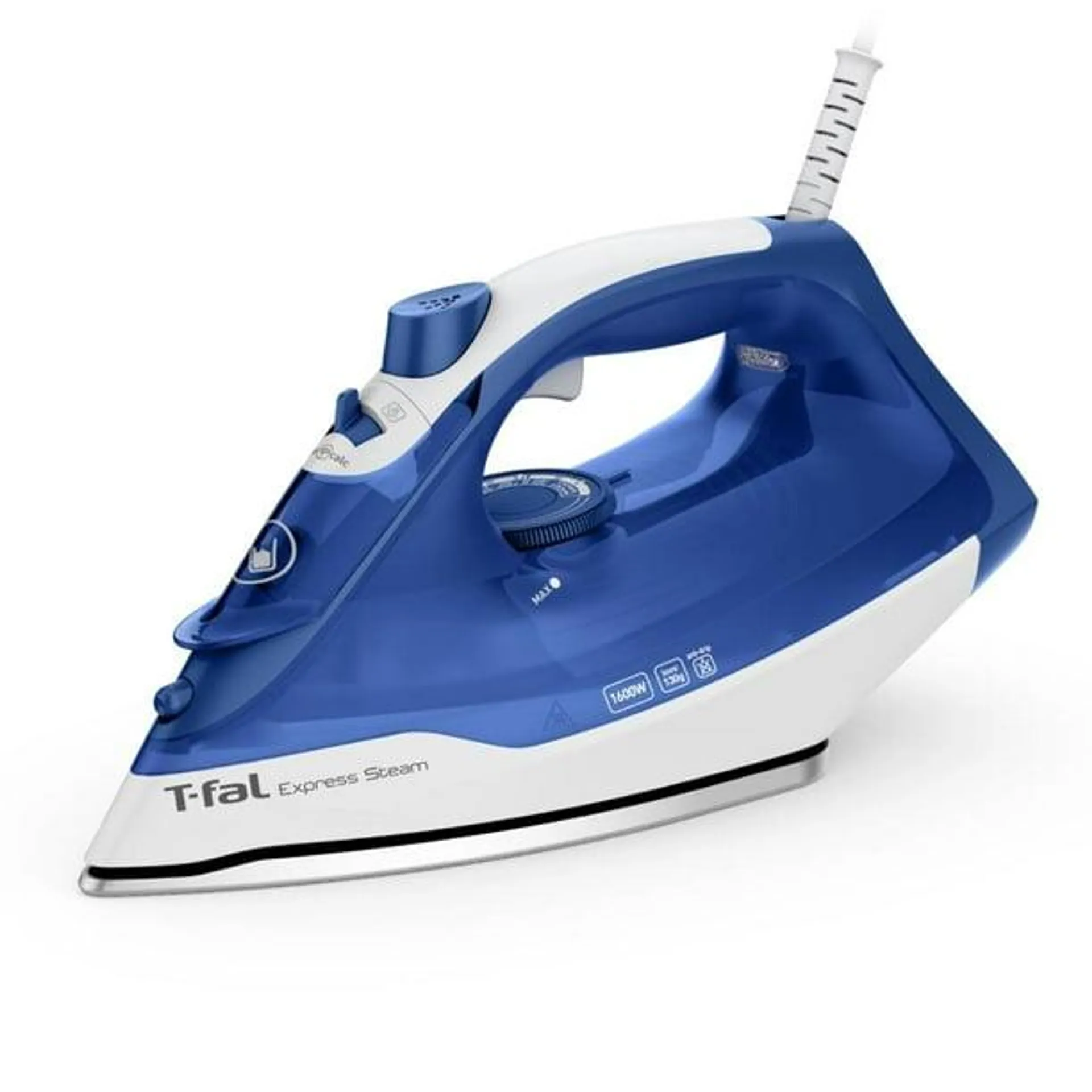 Plancha de Vapor T-Fal Express Steam FV2848X0 1600 W Suela True Ceramic Glide Azul