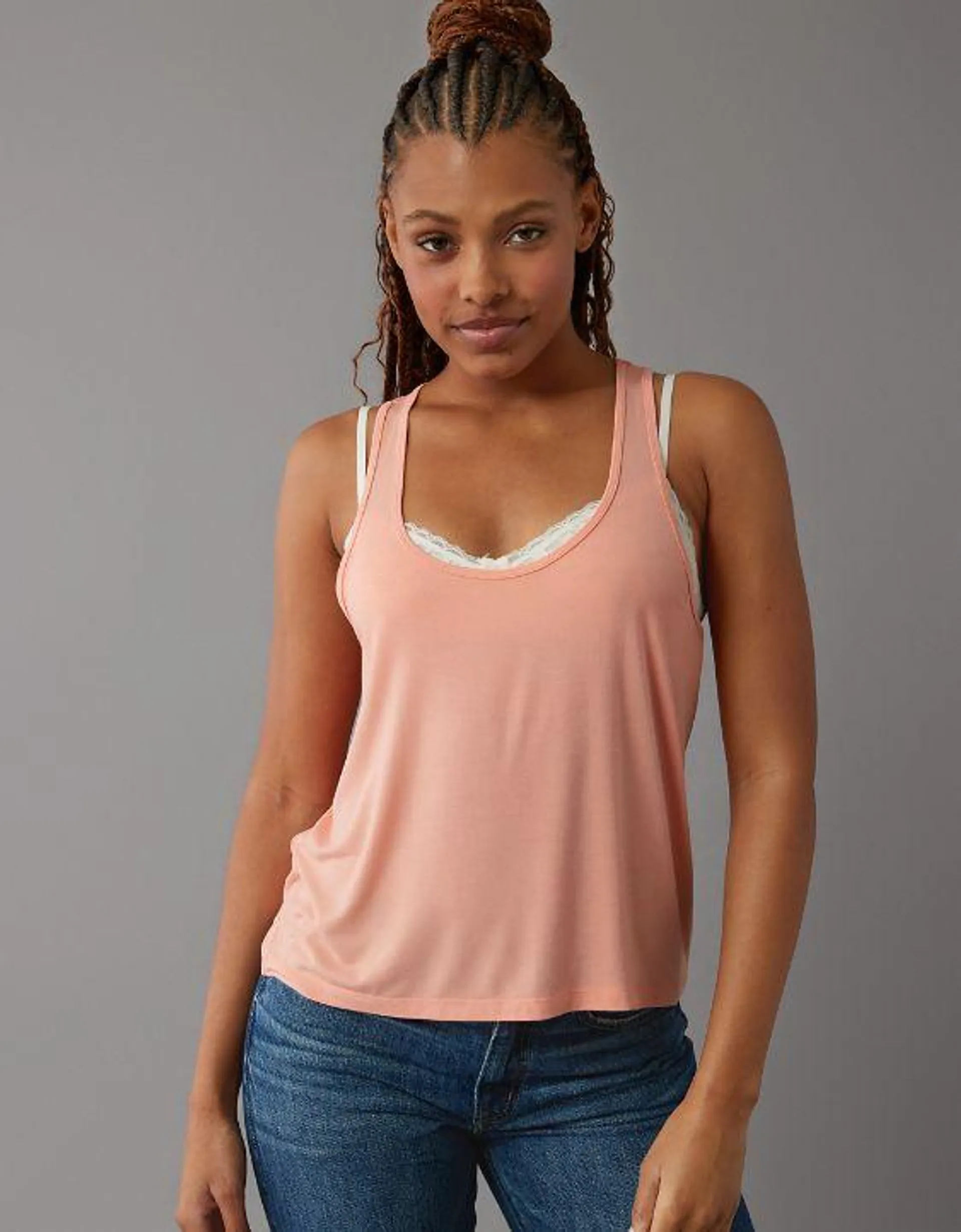 AE Soft & Sexy Top Holgado sin Mangas