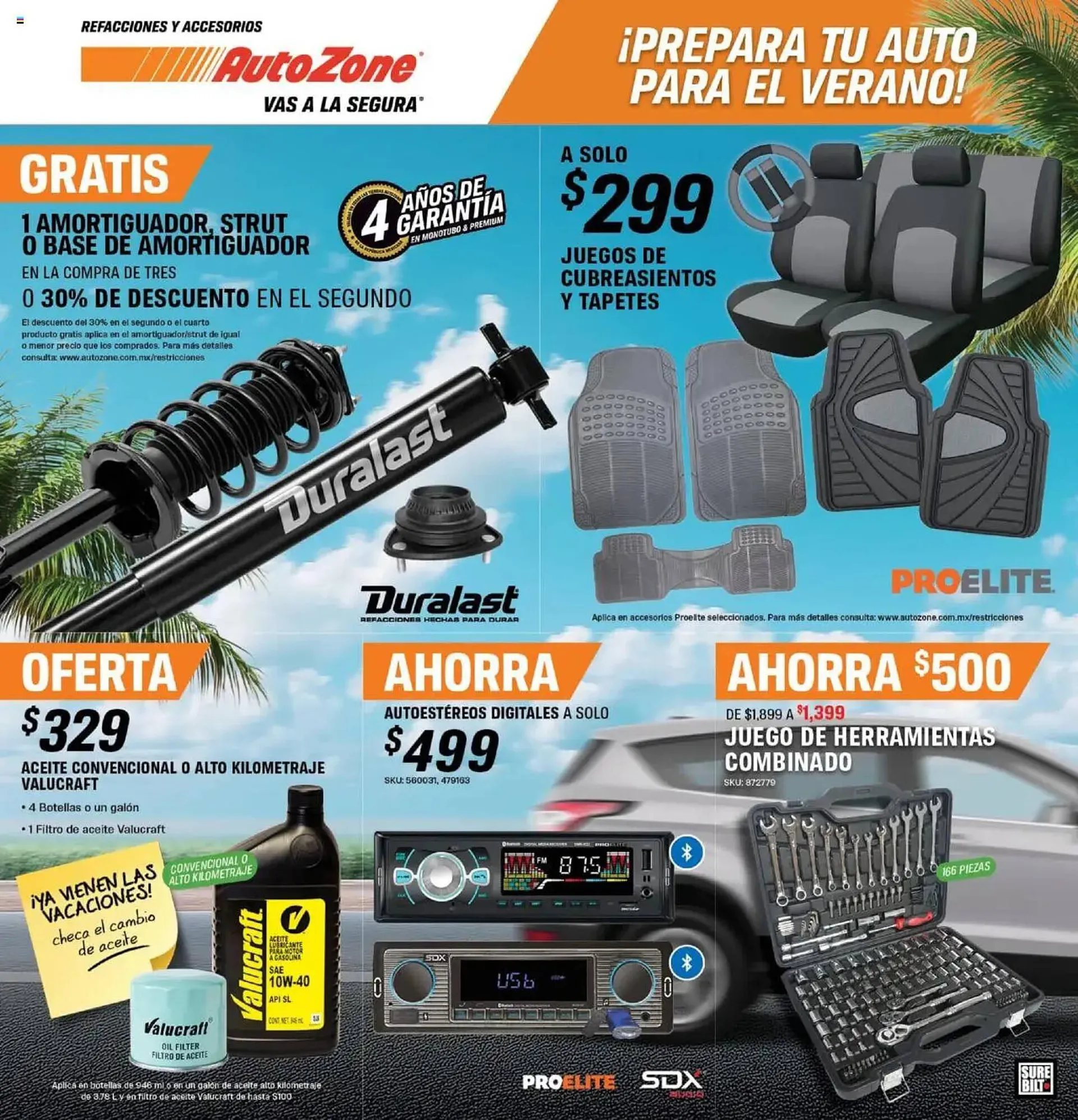 Catálogo de Catálogo AutoZone 29 de junio al 3 de agosto 2025 - Pagina 1